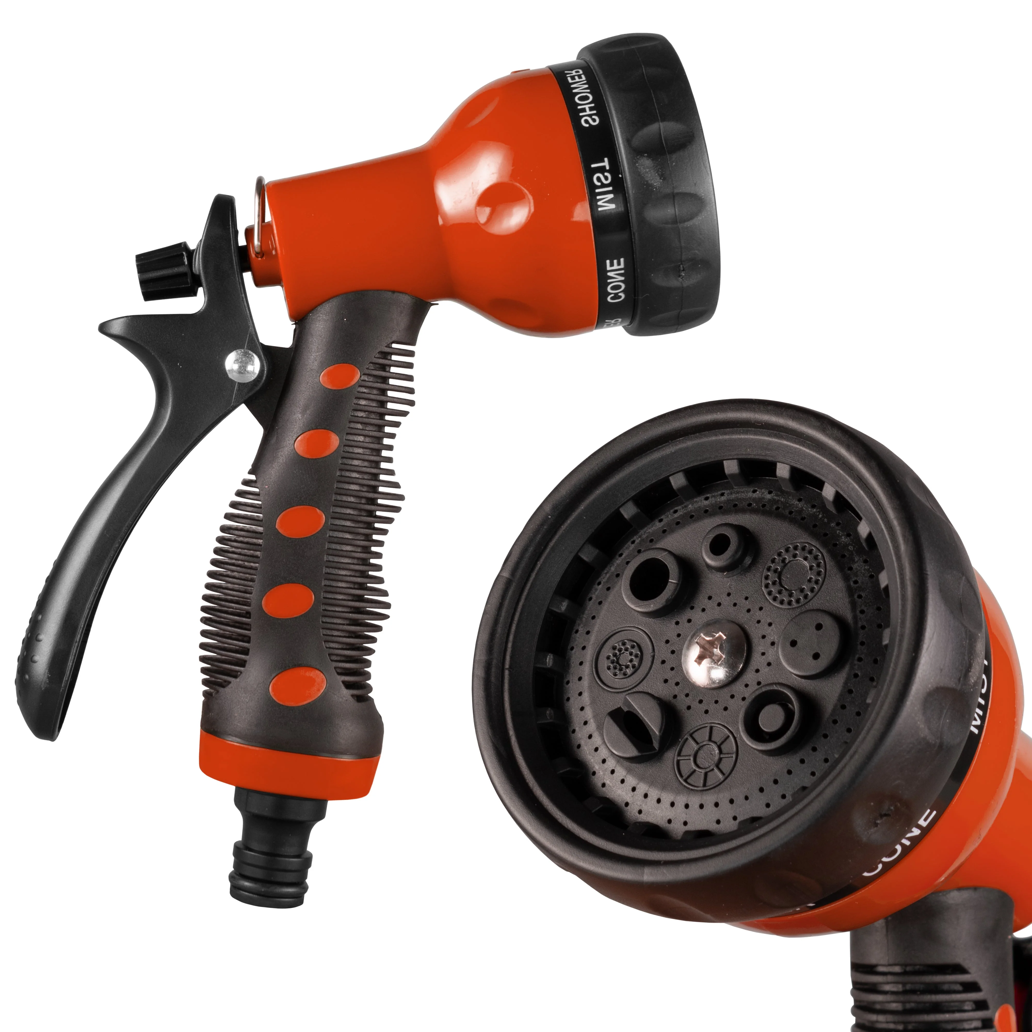 Hose Gun Water Sprayer 8-Pattern Adjustable, Cost Wise Orange - Image 12