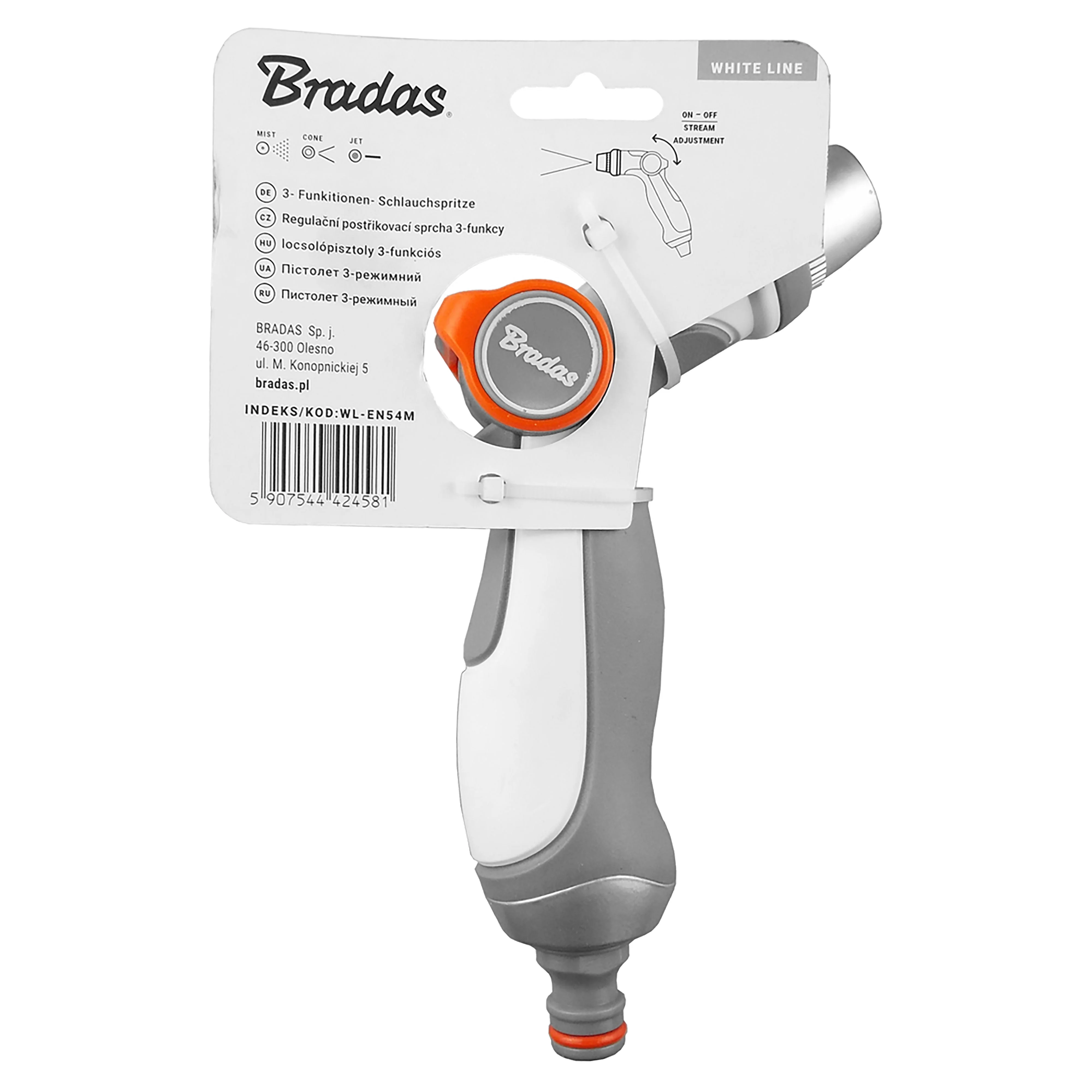 Hose Gun Water Sprayer Adjustable EN54M - Image 3