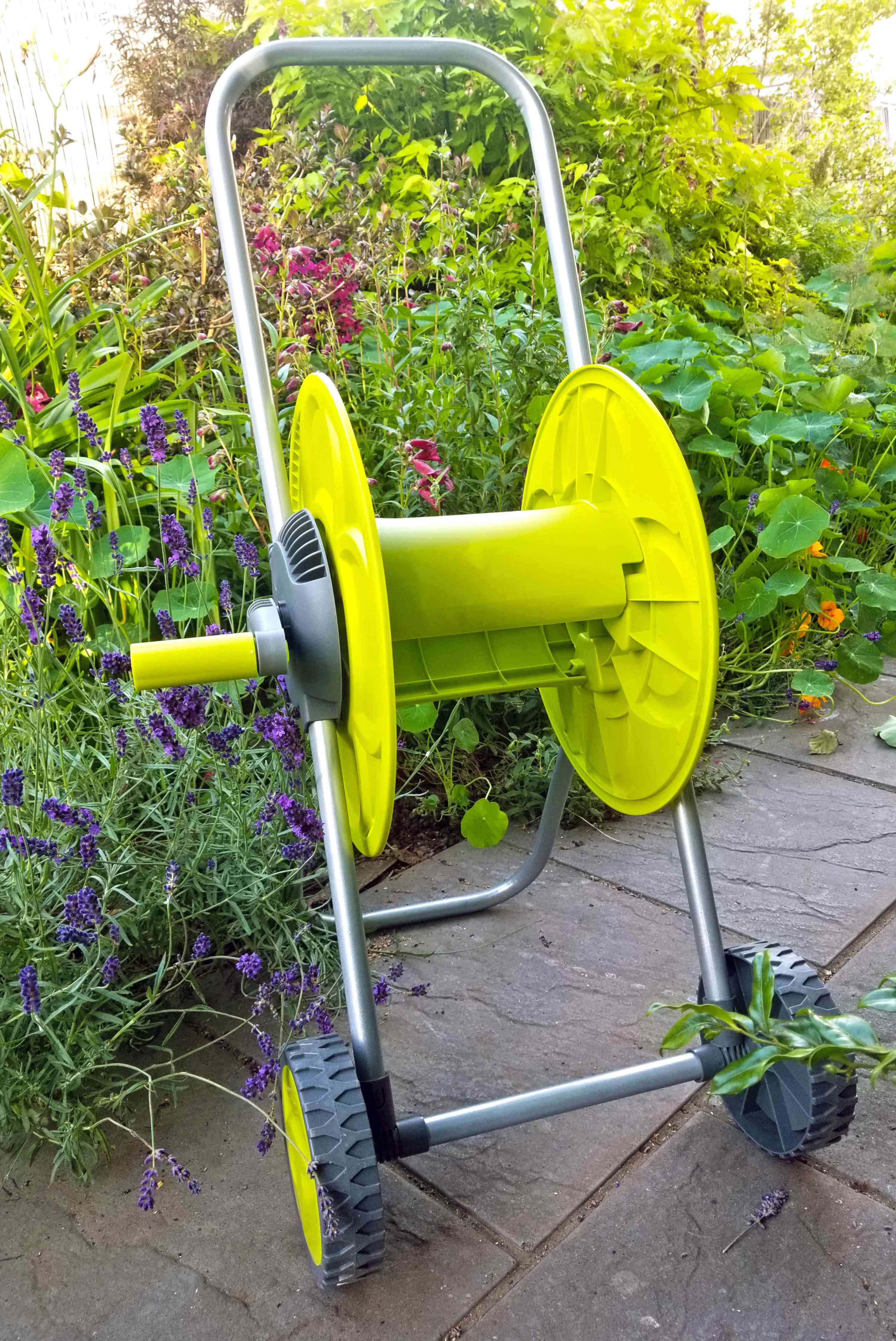 Hose Reel Eco Portable Cart Lime 50m - Image 3