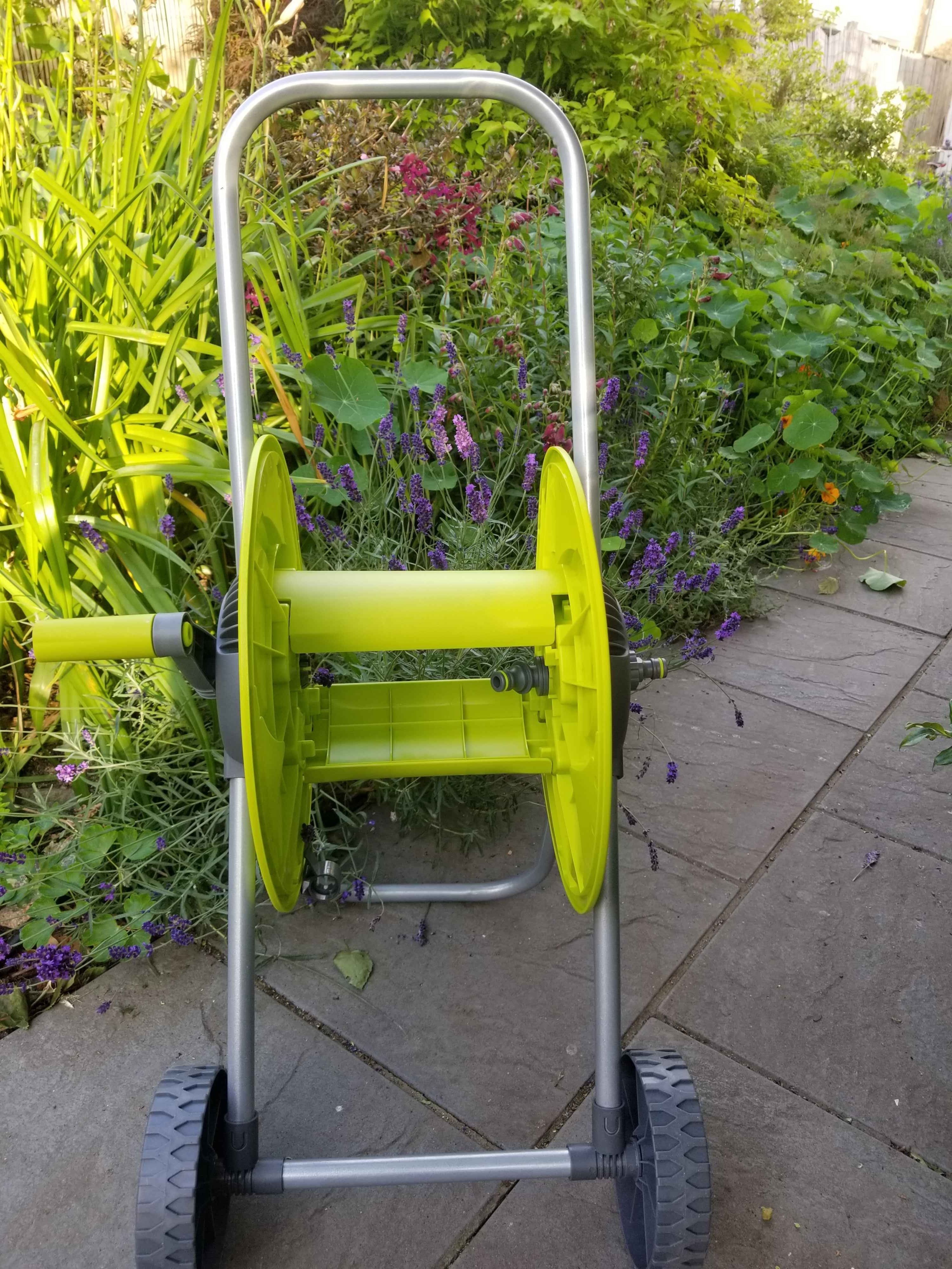 Hose Reel Eco Portable Cart Lime 50m - Image 5