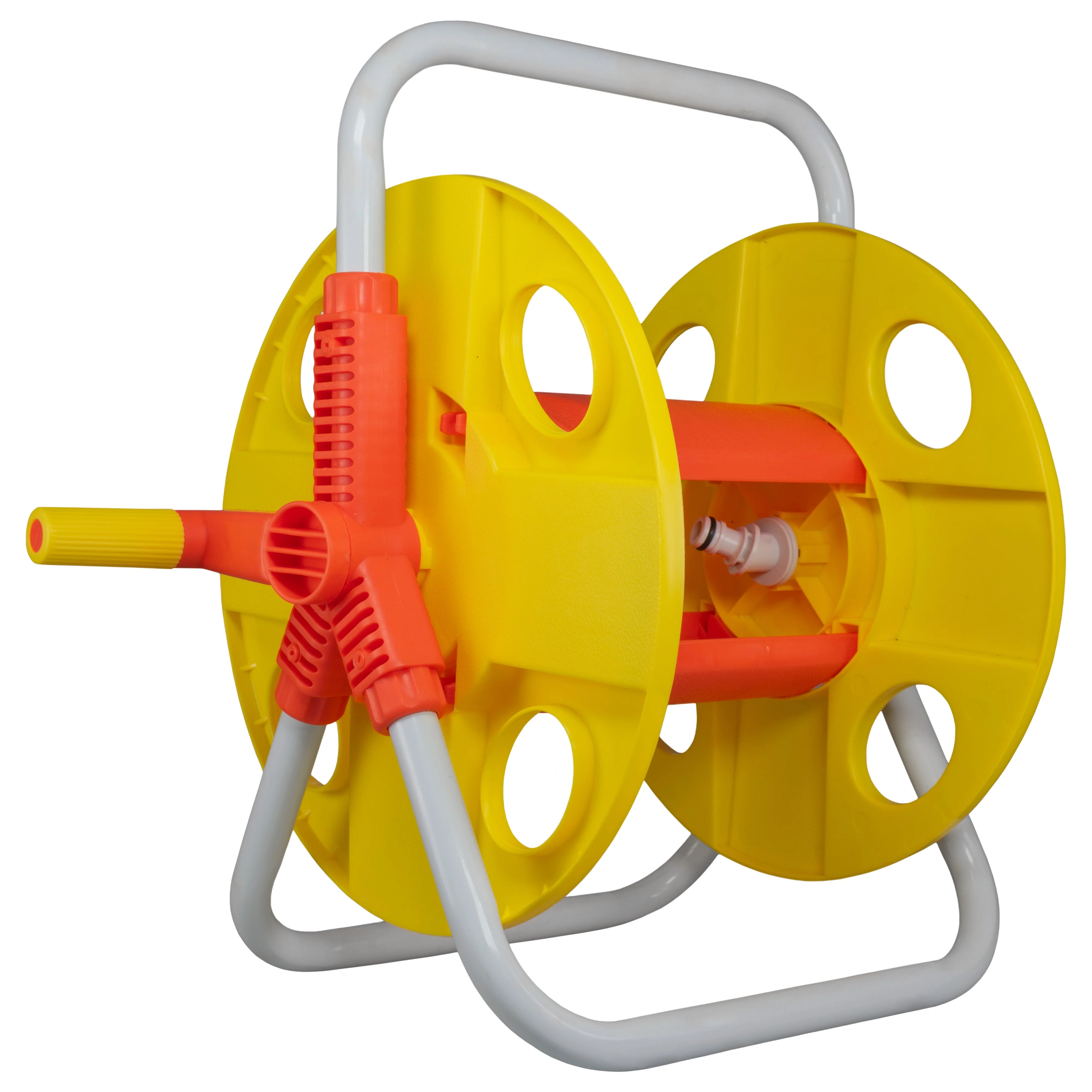 Hose Reel for 20m 1/2" Garden Hose Yellow - Image 3