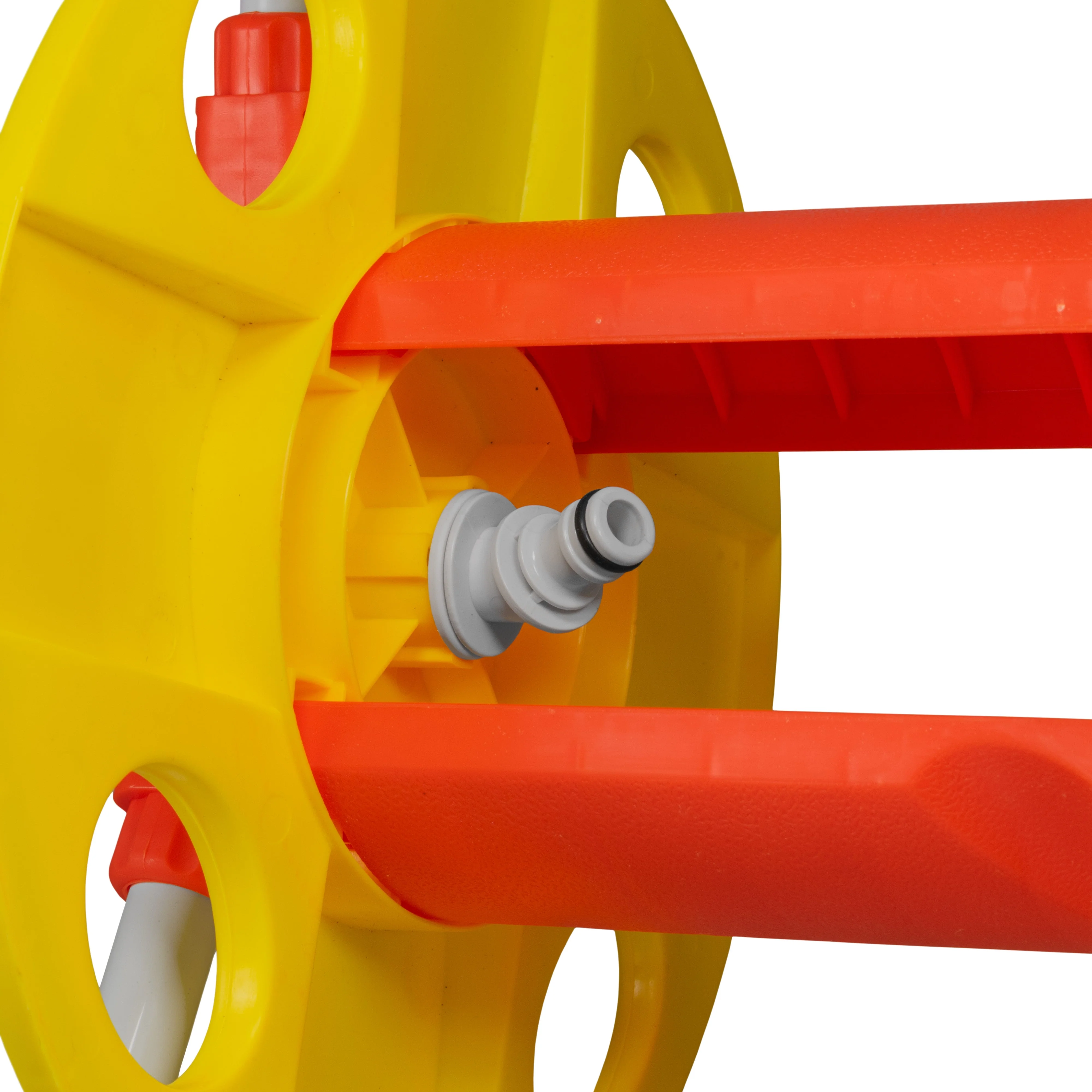 Hose Reel for 20m 1/2" Garden Hose Yellow - Image 8