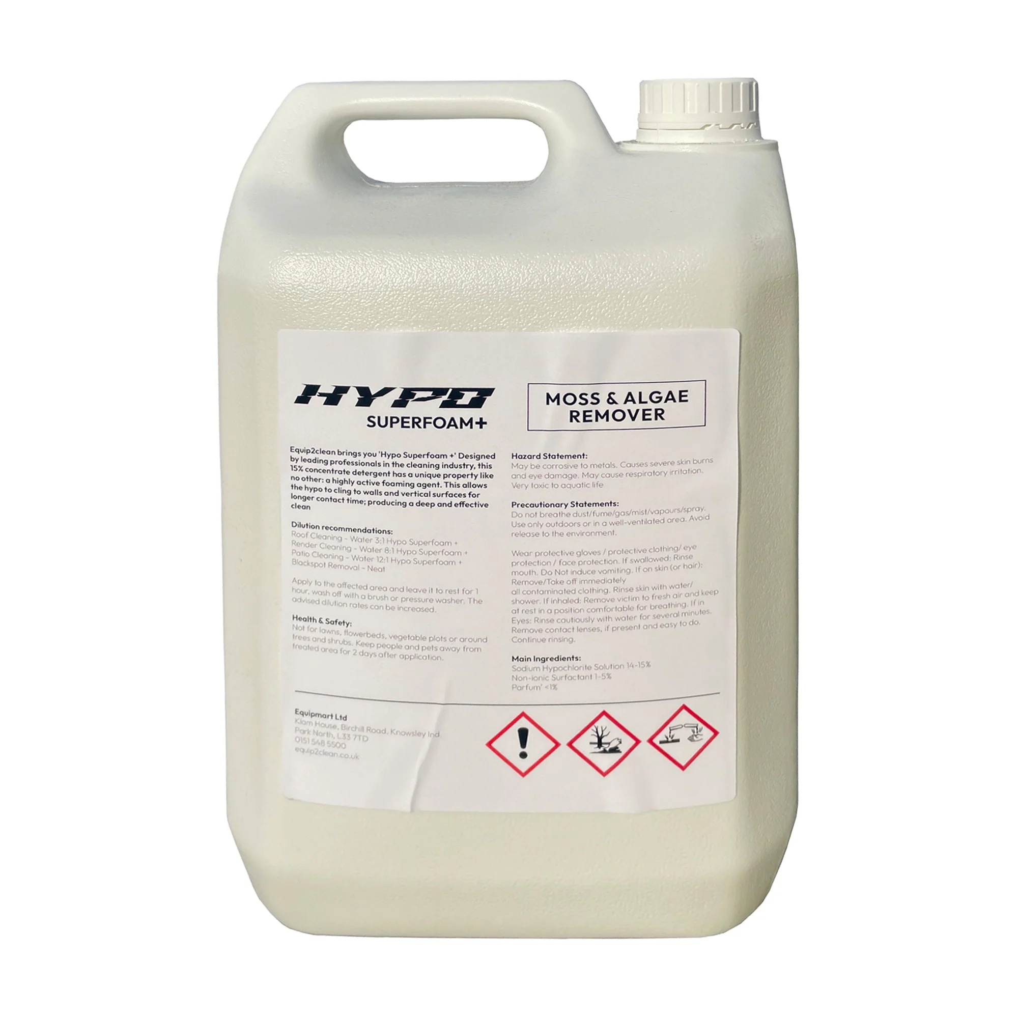 Hypo SuperFoam+ (Moss & Algae Remover) Softwash Solution - Image 2