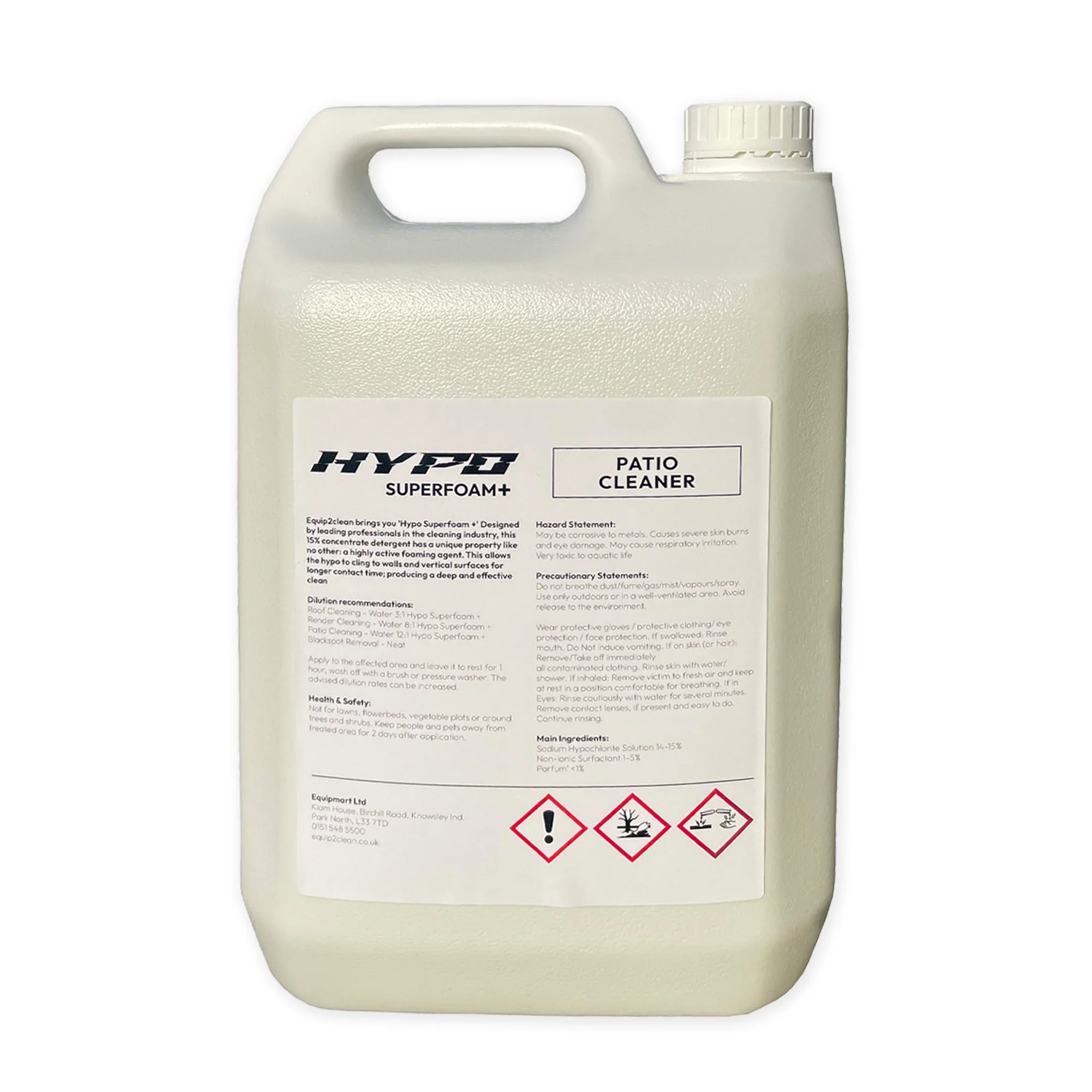 Hypo SuperFoam+ (Patio Cleaner) Softwash Solution - Image 2