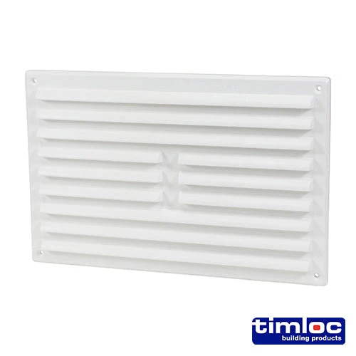 Internal Louvre Vent – Plastic - White - Image 3