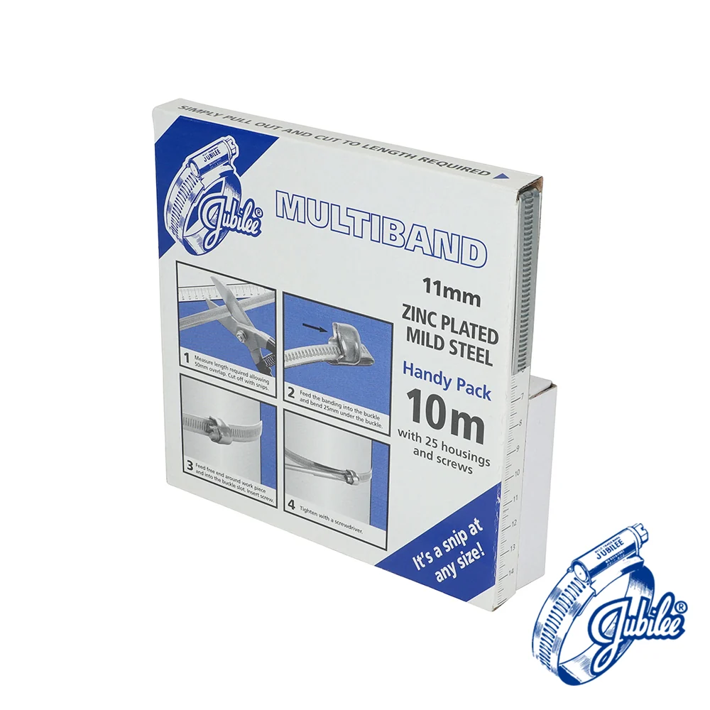 Jubilee® Multiband Mild Steel Handy Pack Housing Screws - 11mm x 10m