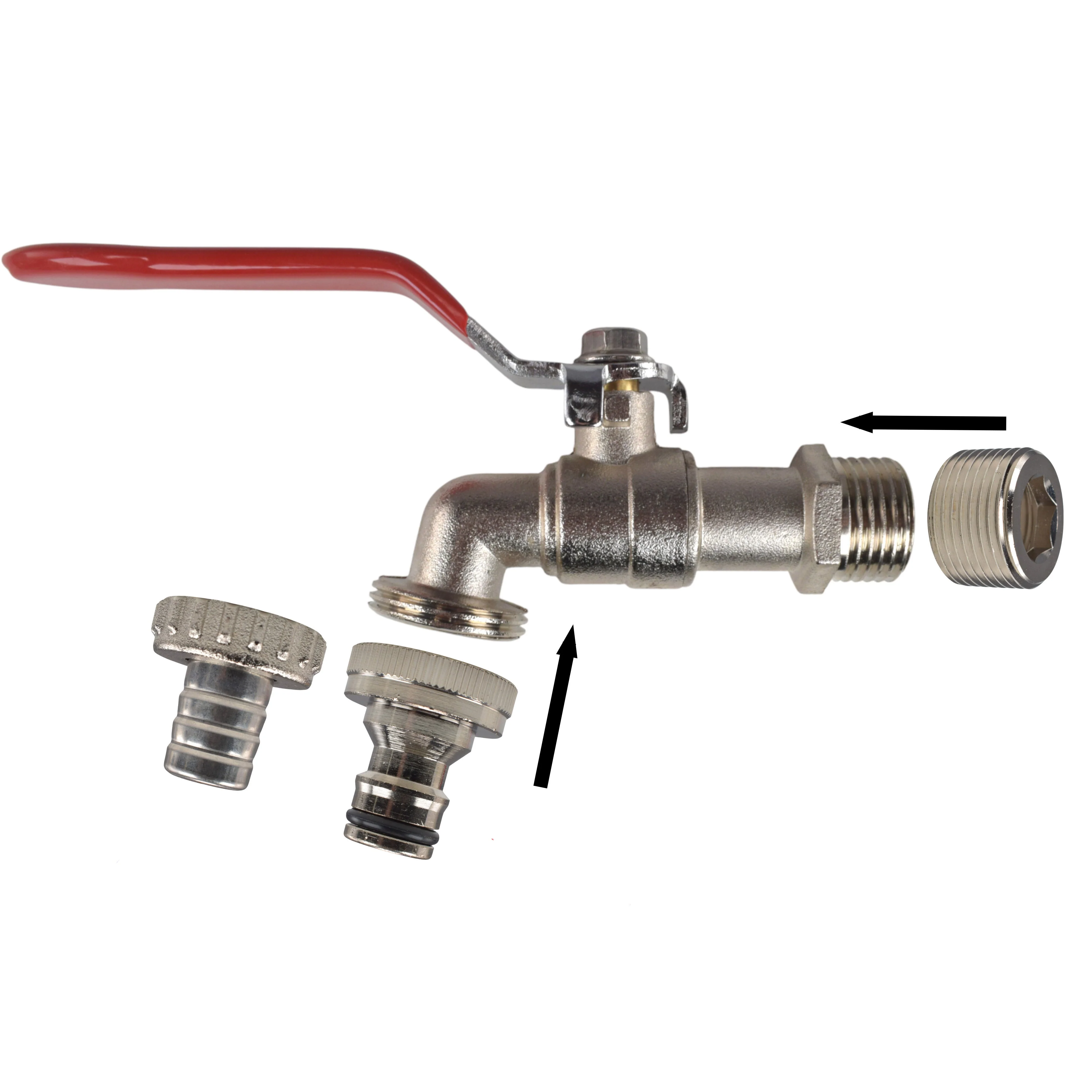 Lever Tap Kit with Barb/Quick Connect Outlet, 1/2" and 3/4" BSP Thread Inlet - Image 14