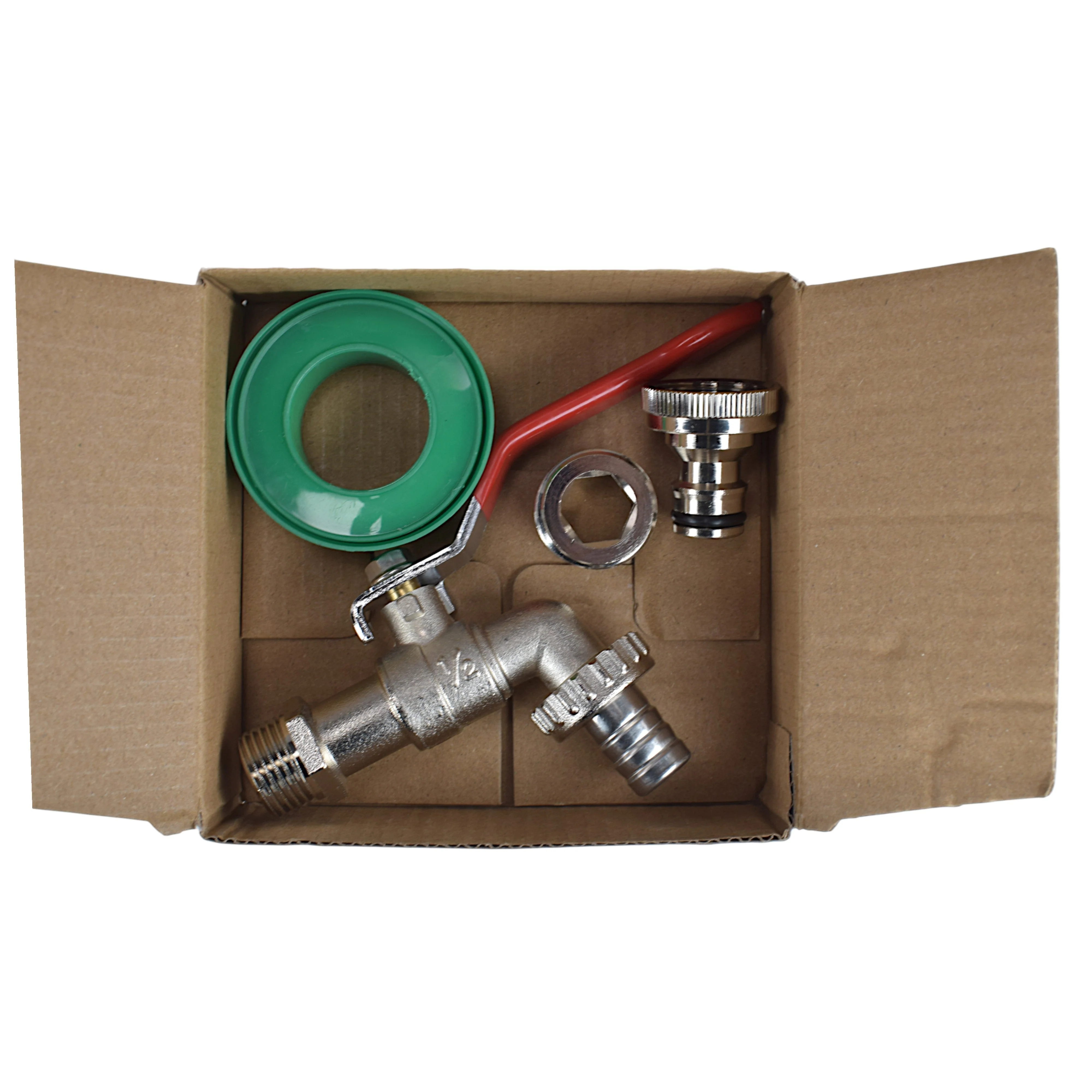 Lever Tap Kit with Barb/Quick Connect Outlet, 1/2" and 3/4" BSP Thread Inlet - Image 2