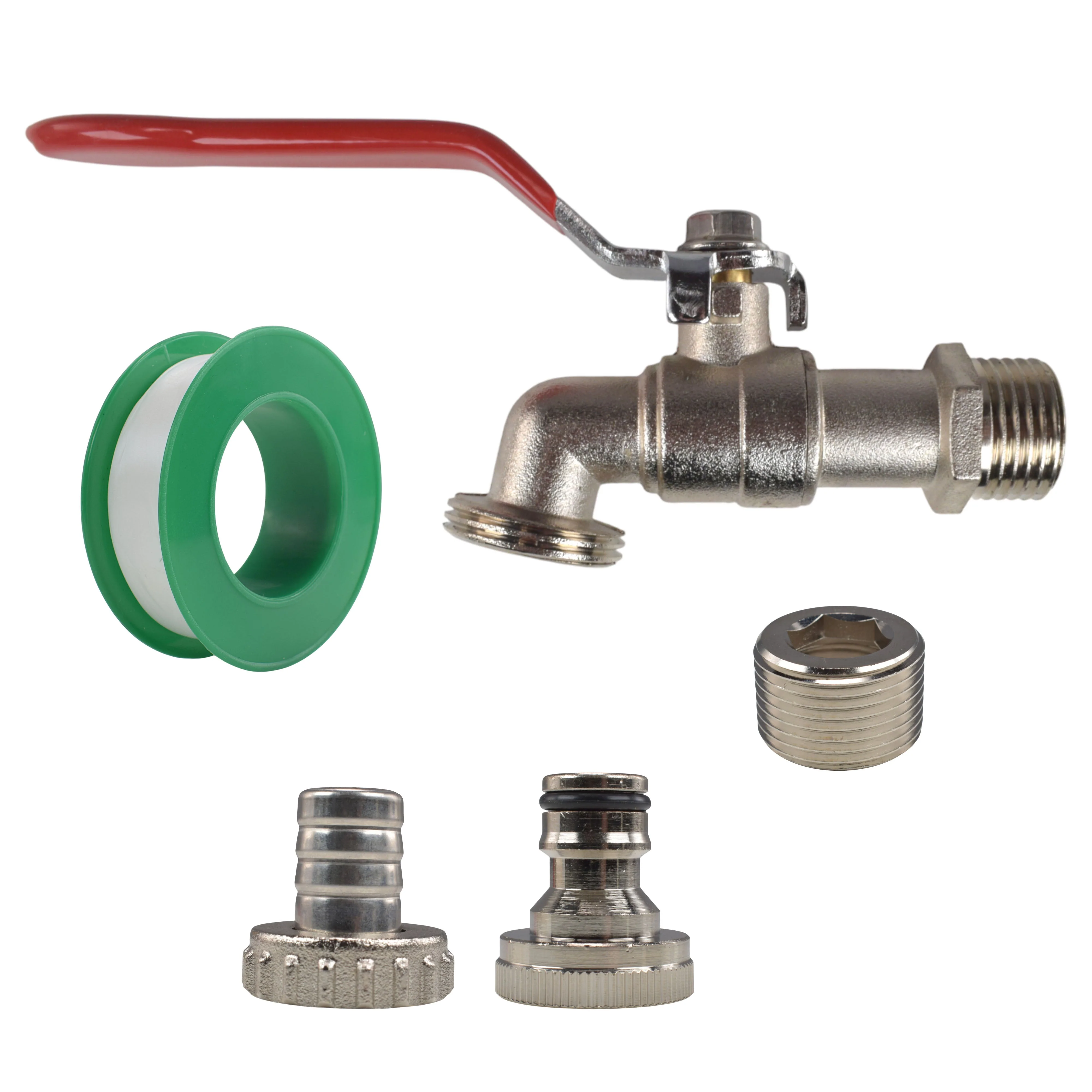 Lever Tap Kit with Barb/Quick Connect Outlet, 1/2" and 3/4" BSP Thread Inlet - Image 3