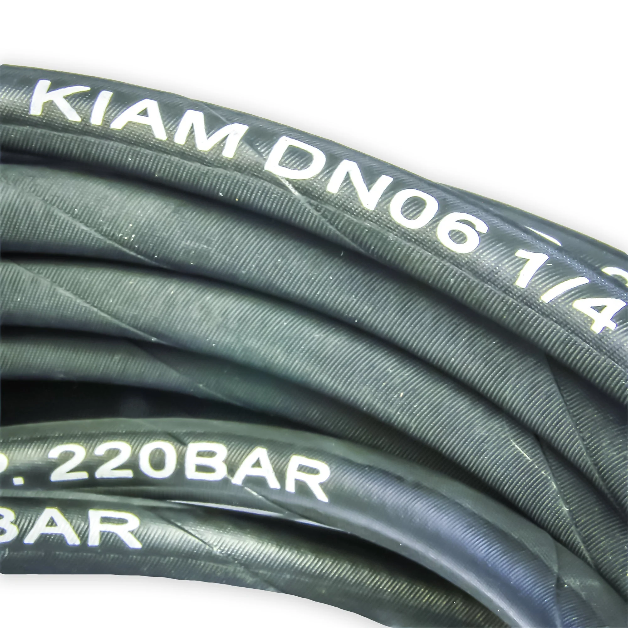 M22 Female - M22 Female Heavy Duty 1/4" Rubber Pressure Washer Hose - Image 4