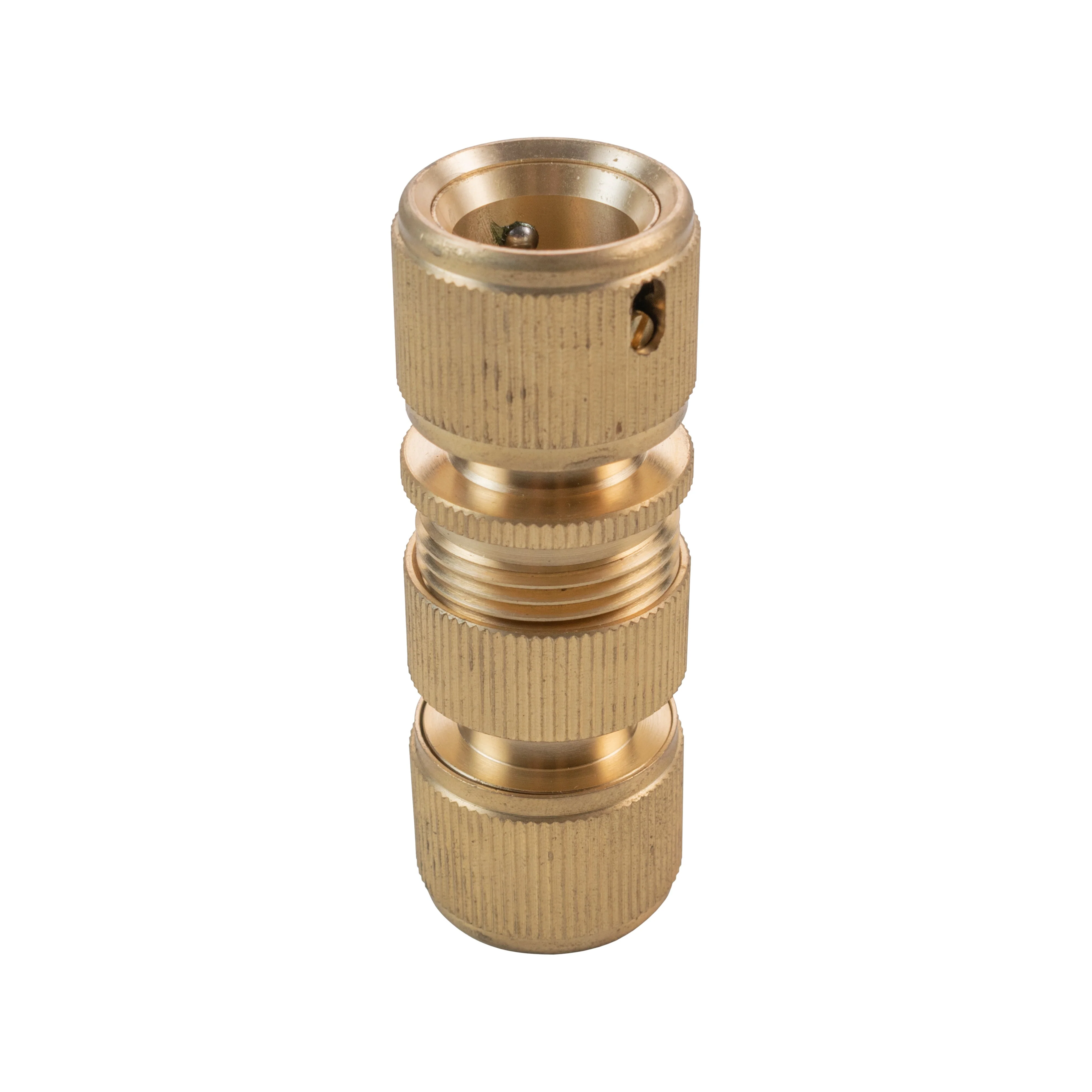 Male & Female Threaded Hose Quick Connector Set (Brass) - Image 4