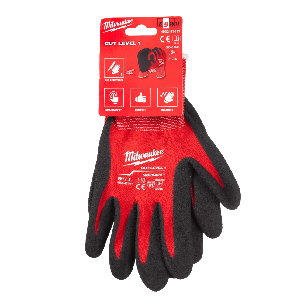 Milwaukee Cut Level 1 / A Smart Swipe Gloves - Image 2