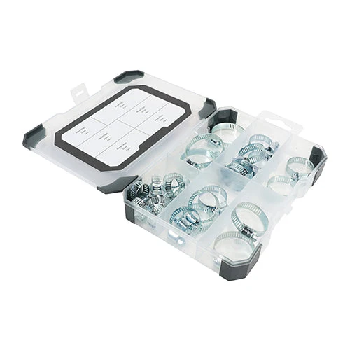 Mixed Tray Hose Clips – 25 Piece