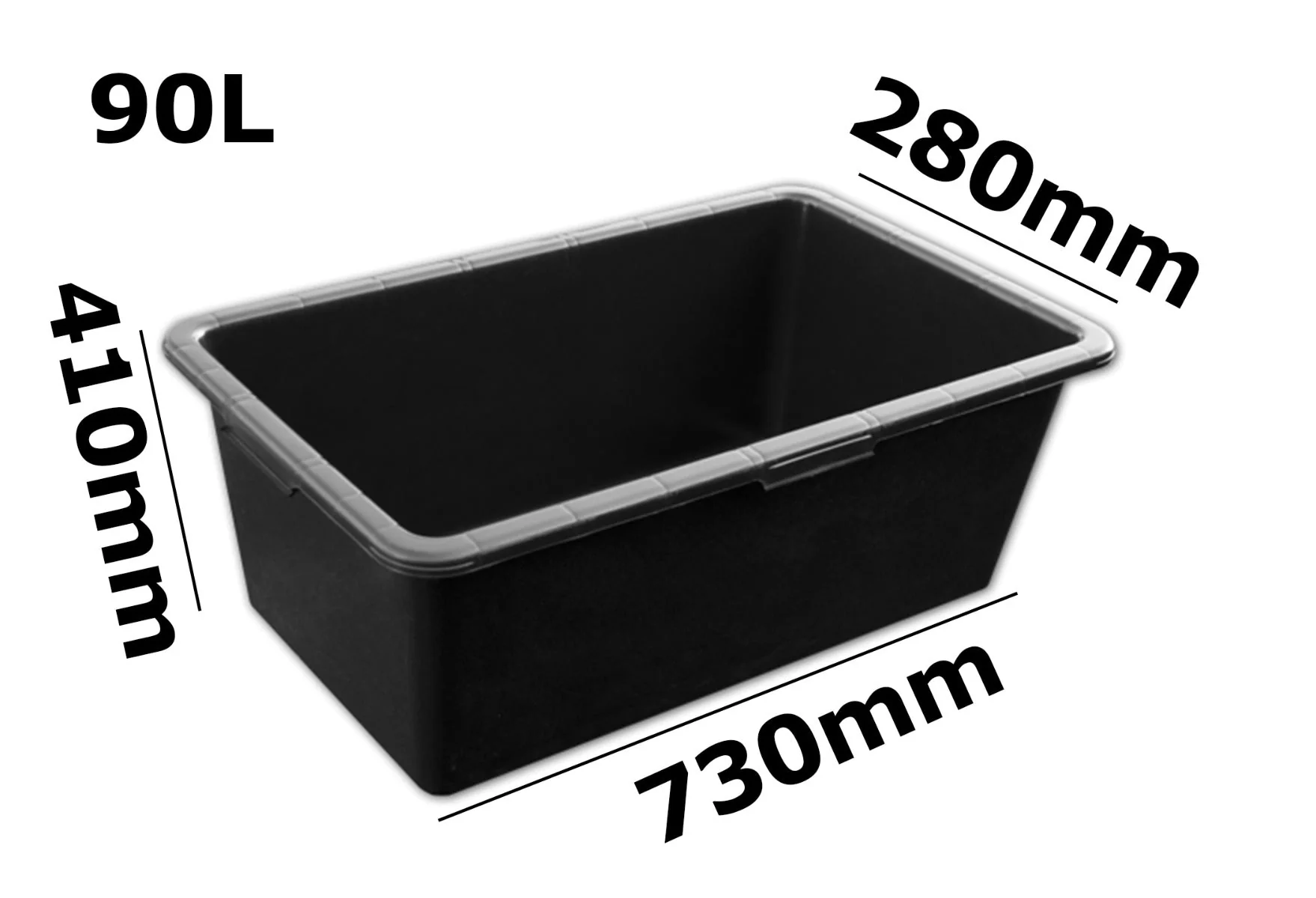 Mixing Tub 90L Pink - Image 6