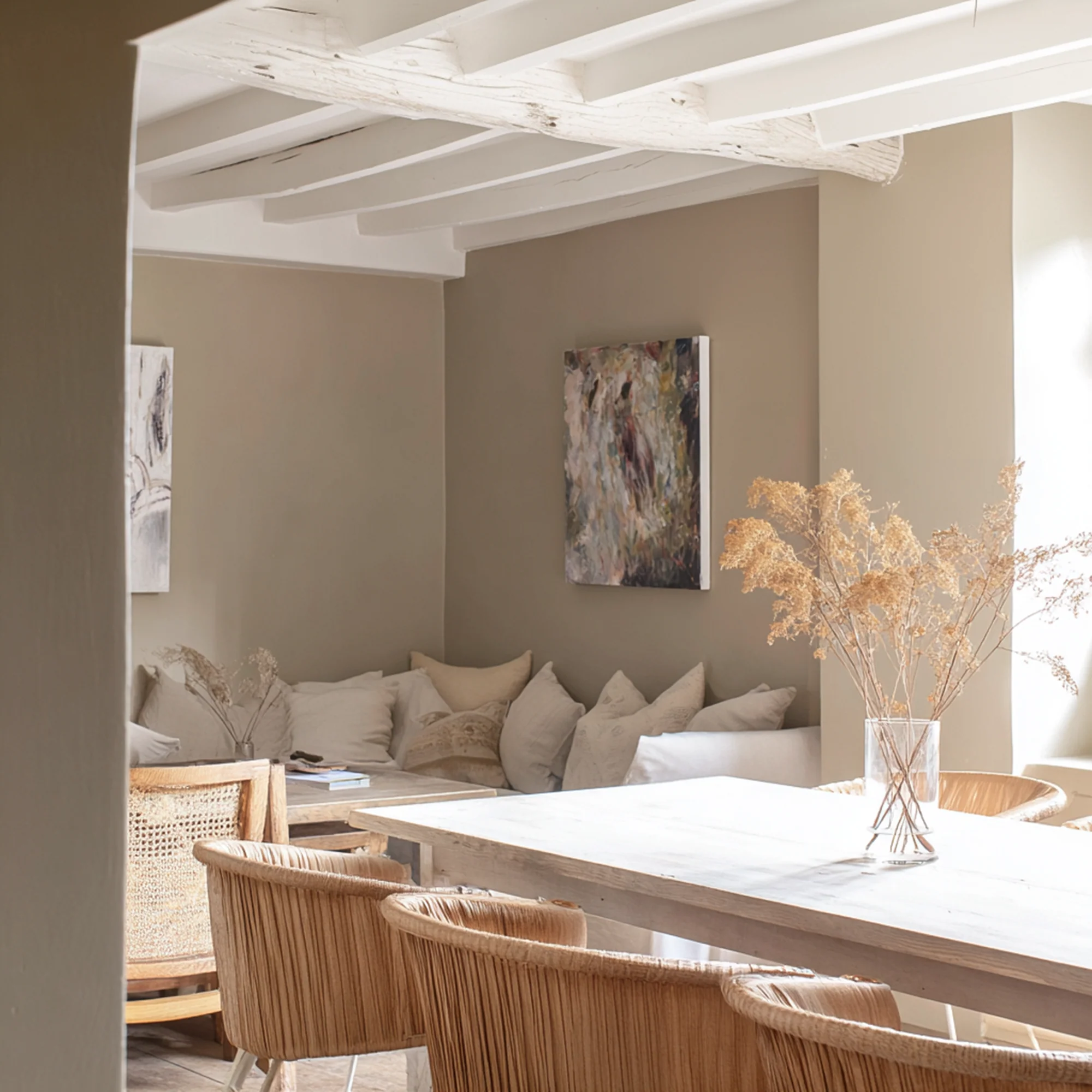 Little Knights - New Thatch Cream Beige/Grey - Matte/Eggshell/Silk/Satin/Gloss Interior Paint - Image 3