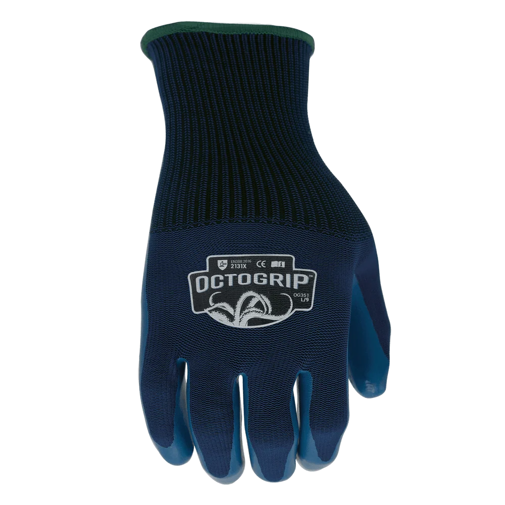 Octogrip OG351 Heavy Duty Latex Coated Palm Work Glove - Image 3