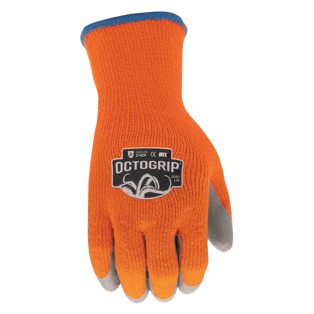 Octogrip OG451 Cold Weather  Eco-Latex Palm Work Glove - Image 2