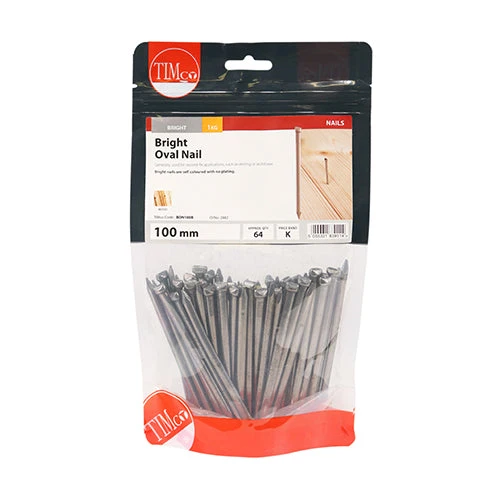Oval Nails – Bright – 1kg Bags - Image 6