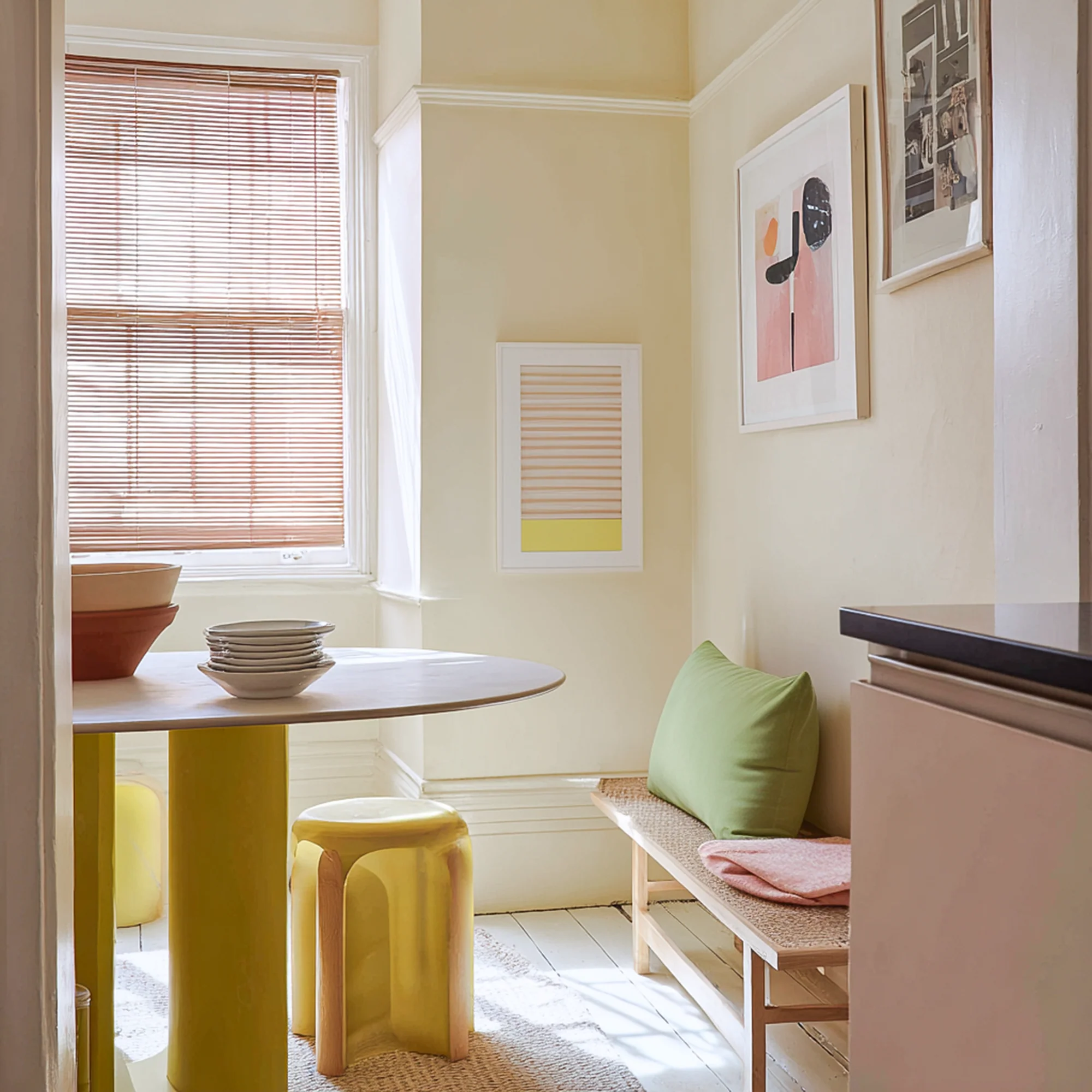 Little Knights - Pale Ochre Palest Sofest Yellow - Matte/Eggshell/Silk/Satin/Gloss Interior Paint - Image 2
