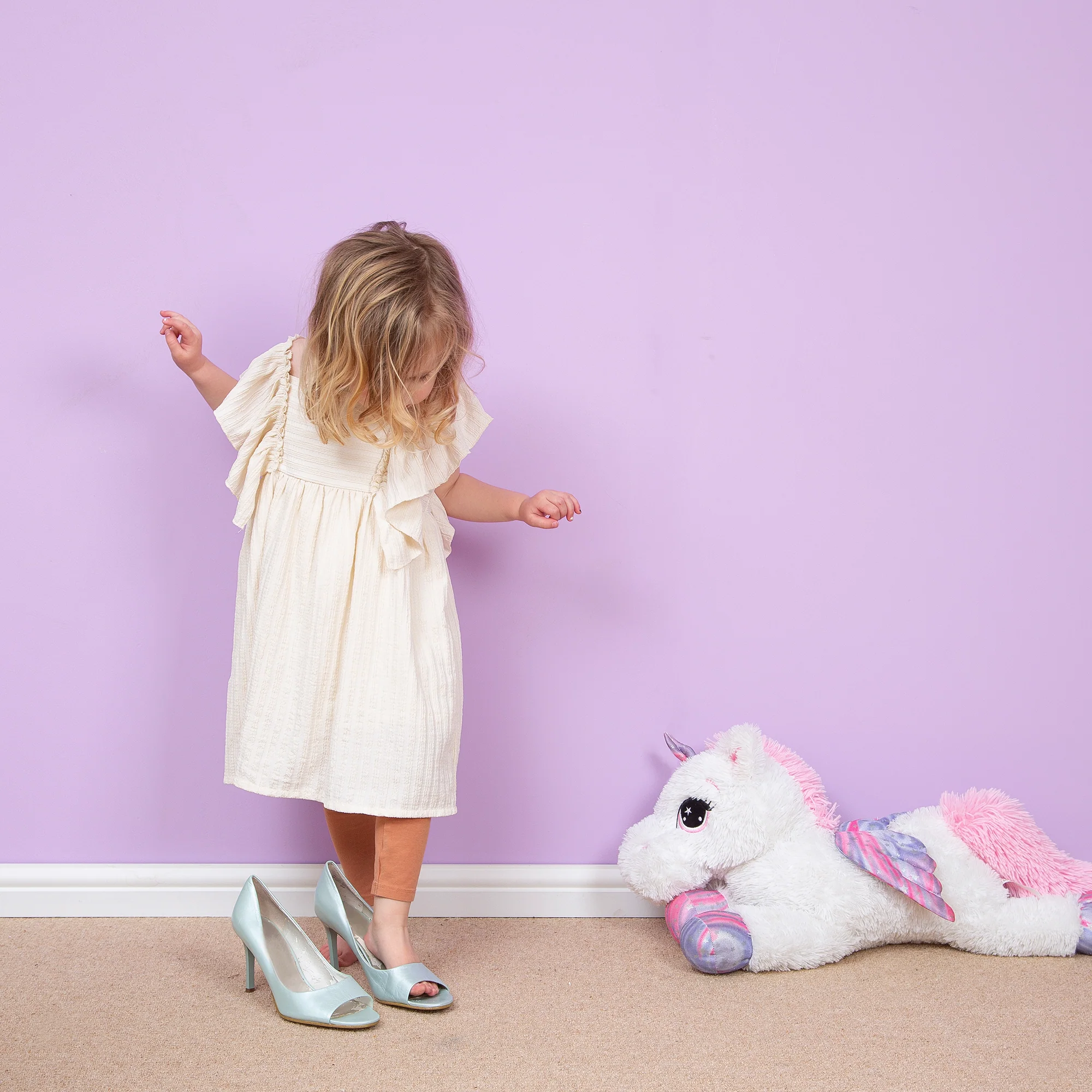 Little Knights - Periwinkle Vibrant Flower Purple - Matte/Eggshell/Silk/Satin/Gloss Interior Paint - Image 3