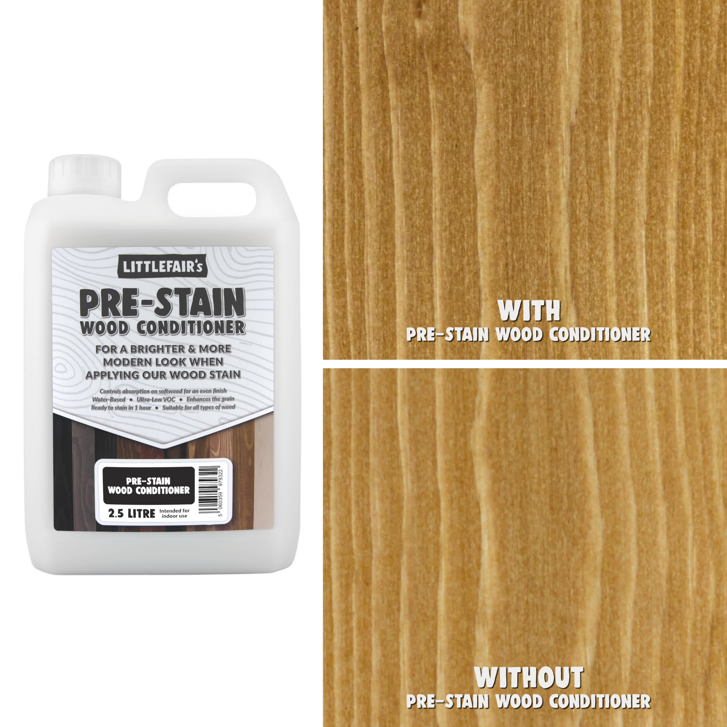 Pre-Stain Wood Conditioner - Ideal For Use Before Wood Staining - Image 6
