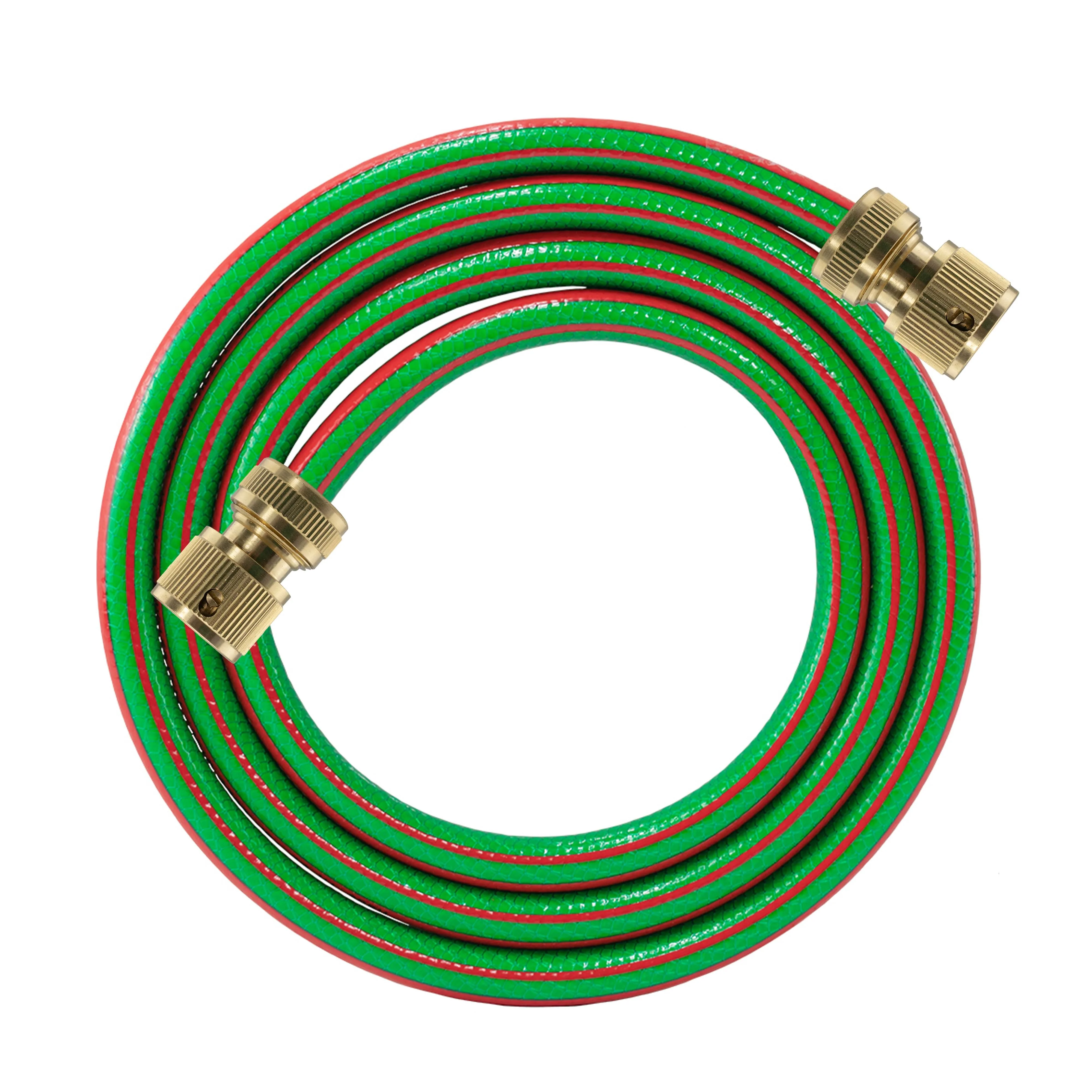 Premium Garden Hose Green with Brass Hose Connectors - Image 2
