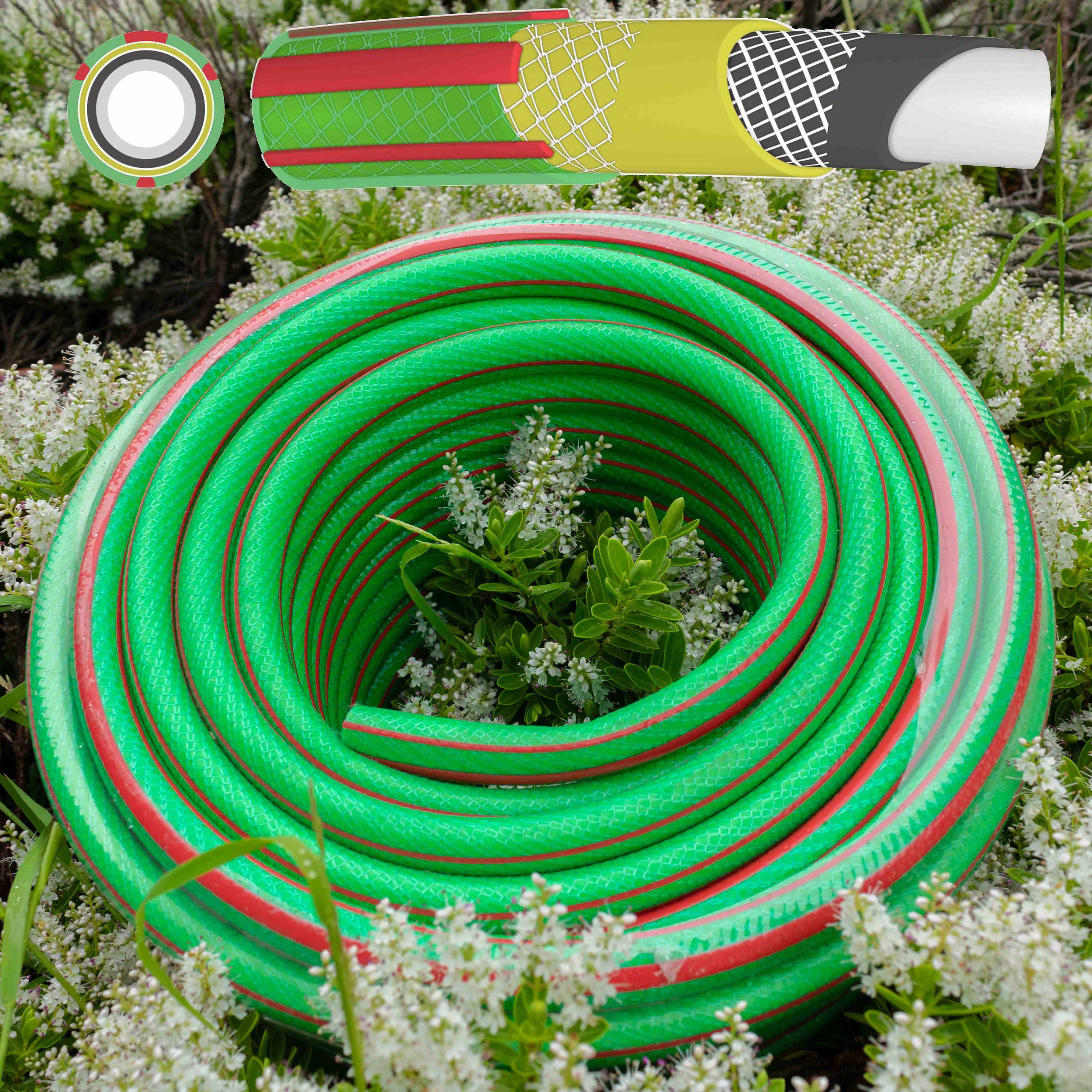 Premium Garden Hose Set Green - Image 5
