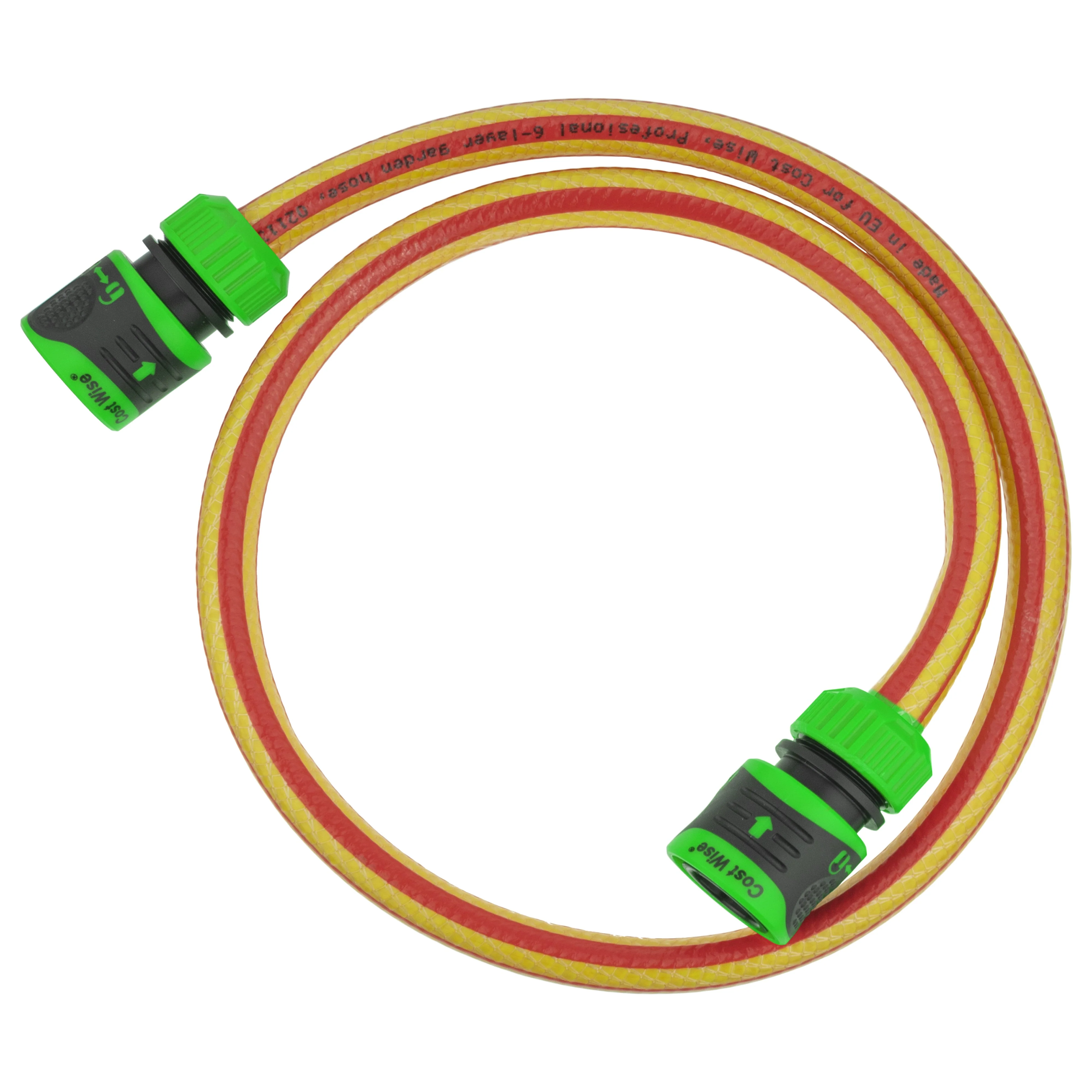 Premium Garden Hose Yellow with Green Lock Connectors - Image 4