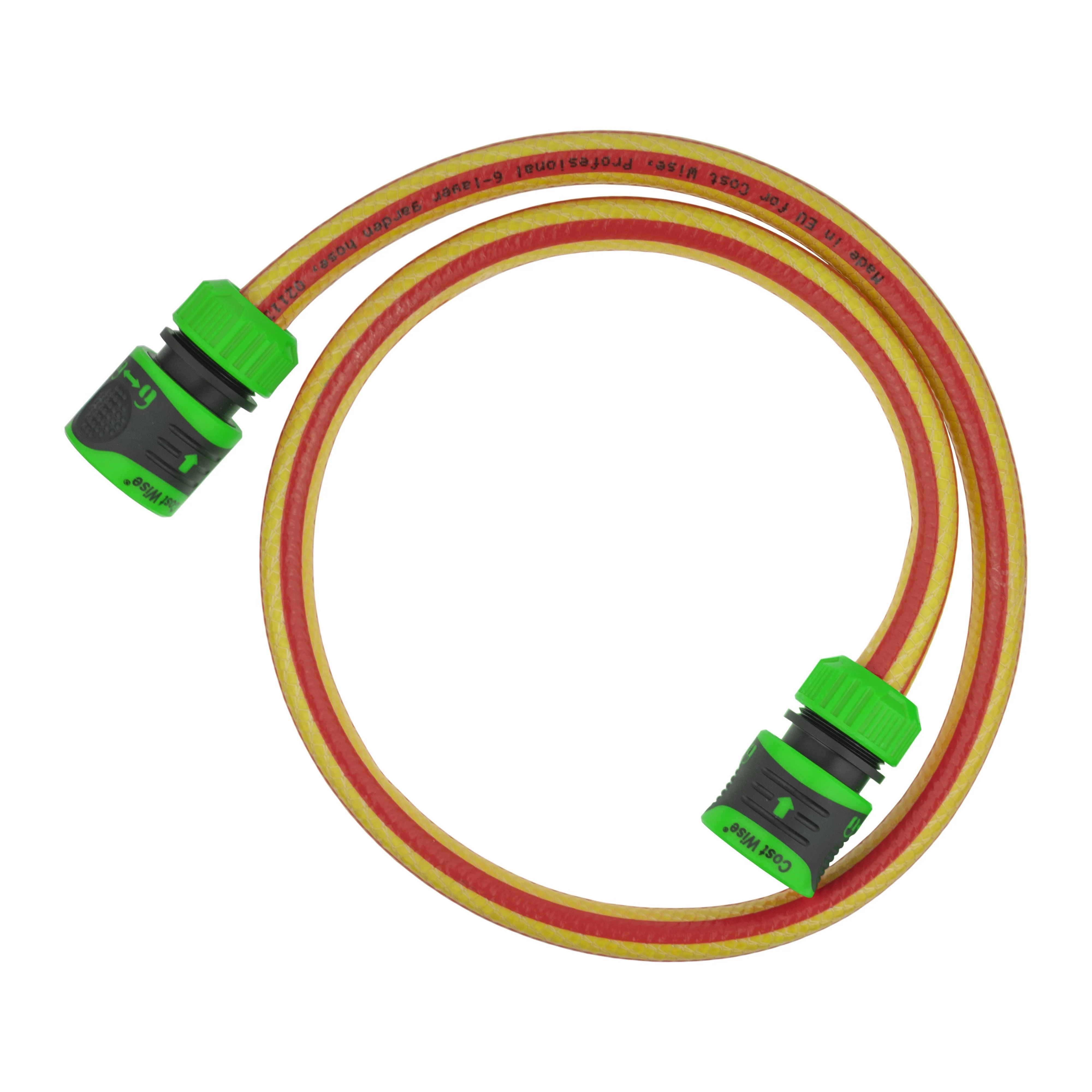 Premium Garden Hose Yellow with Green Lock Connectors - Image 5