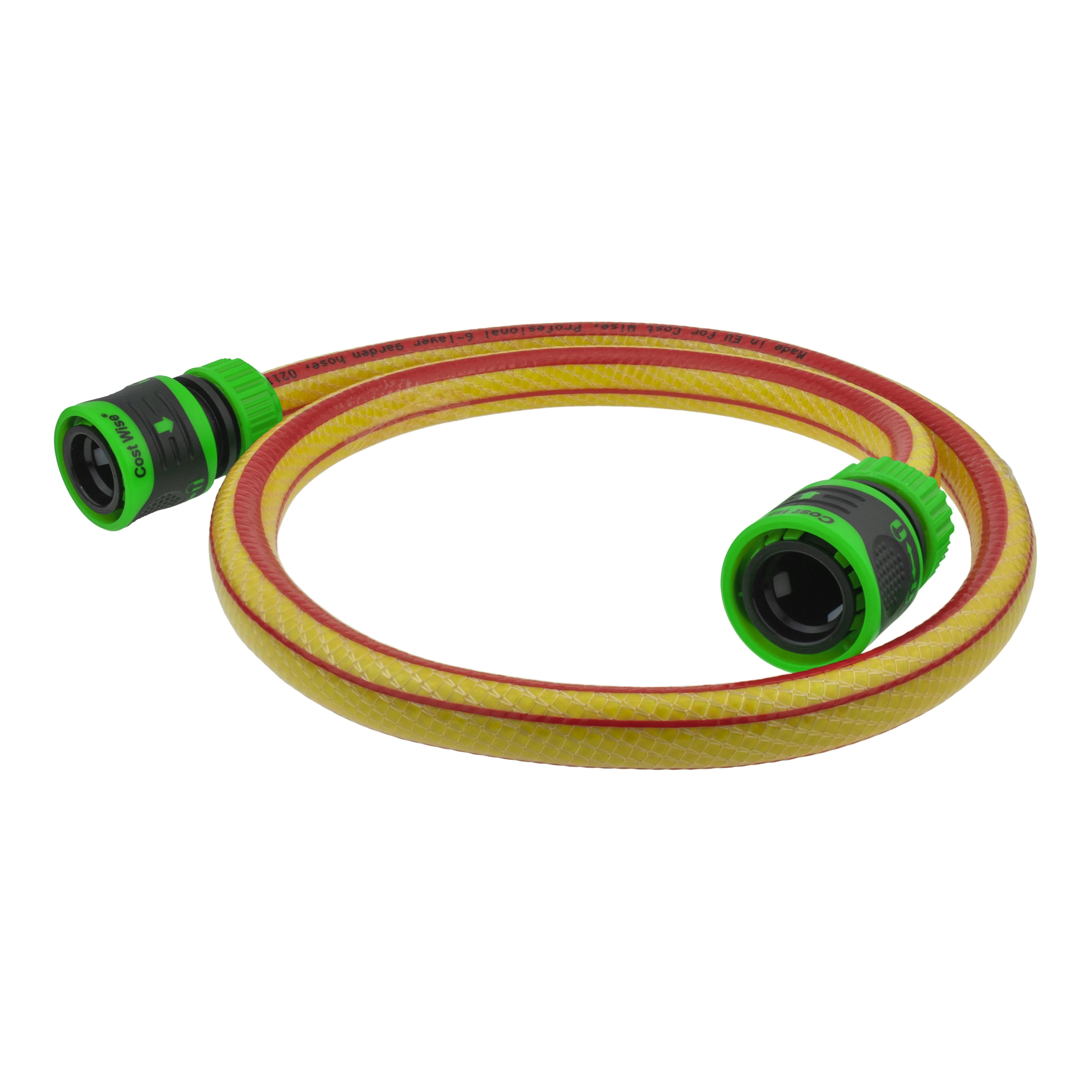 Premium Garden Hose Yellow with Green Lock Connectors - Image 7