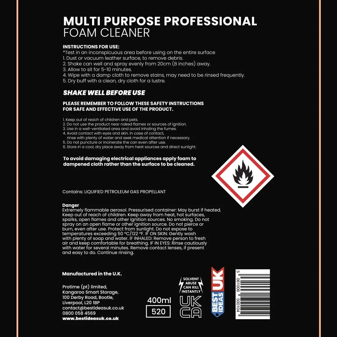 Profoam - Leather Cleaner | Musk Scent - Image 10