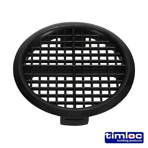 Push-In Soffit Vent - 70mm – Black – Pack of 10