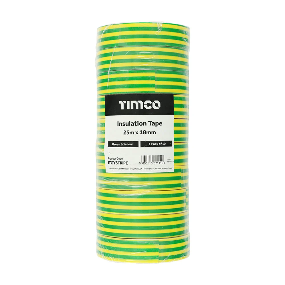 PVC Insulation Tape - 25m x 18mm - 10 Rolls - Image 4