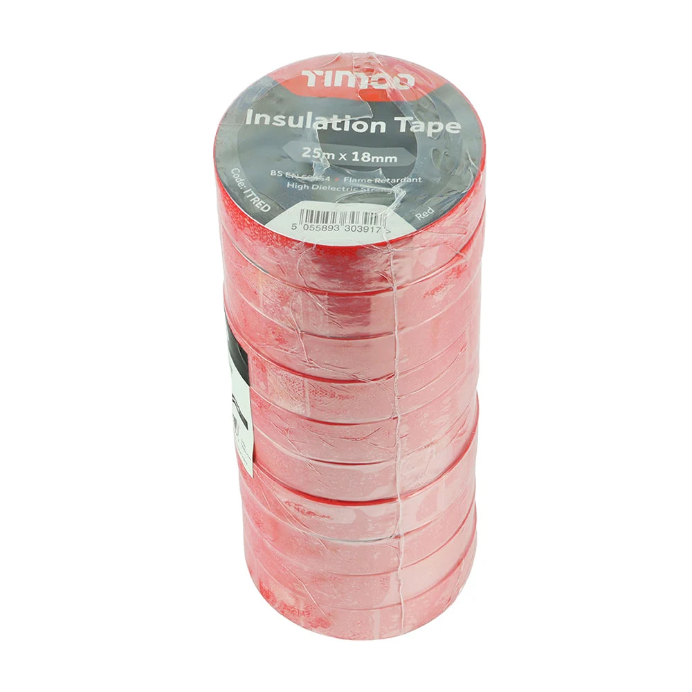 PVC Insulation Tape - 25m x 18mm - 10 Rolls - Image 7