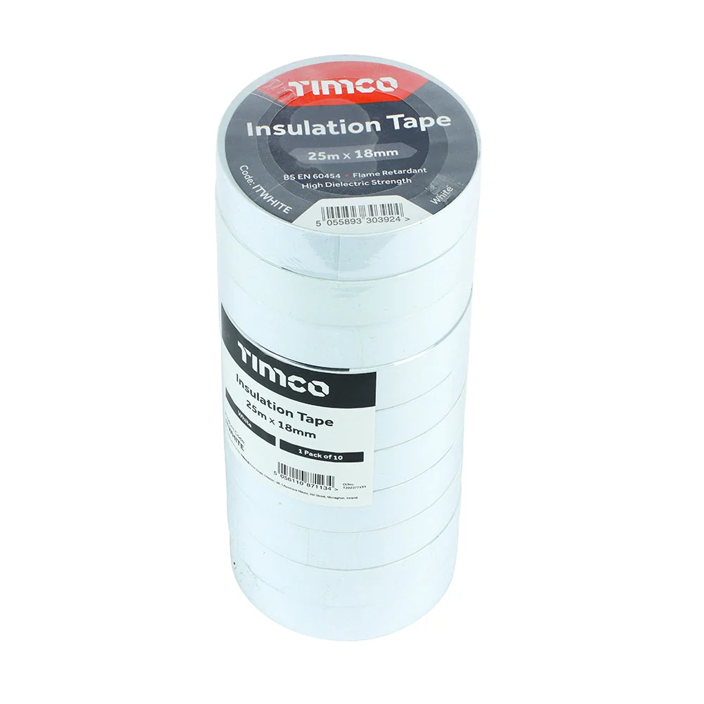 PVC Insulation Tape - 25m x 18mm - 10 Rolls - Image 8