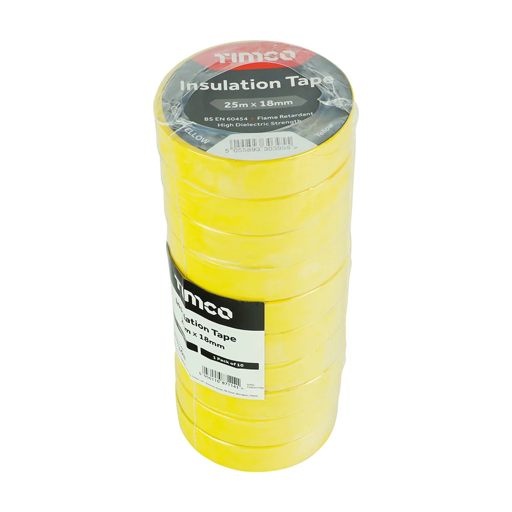 PVC Insulation Tape - 25m x 18mm - 10 Rolls - Image 9