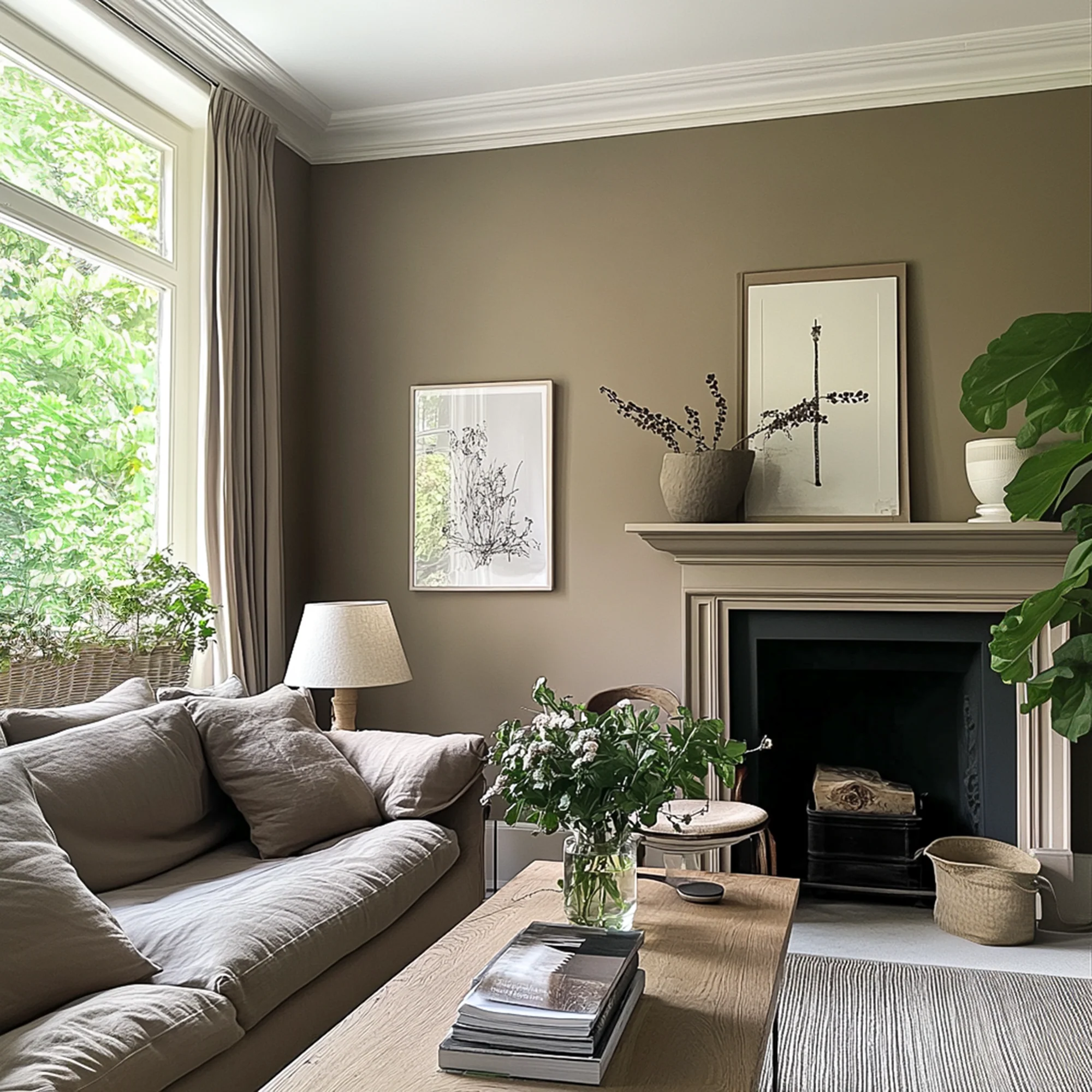 Little Knights - Quilton Rich Cocoa Brown - Matte/Eggshell/Silk/Satin/Gloss Interior Paint - Image 2