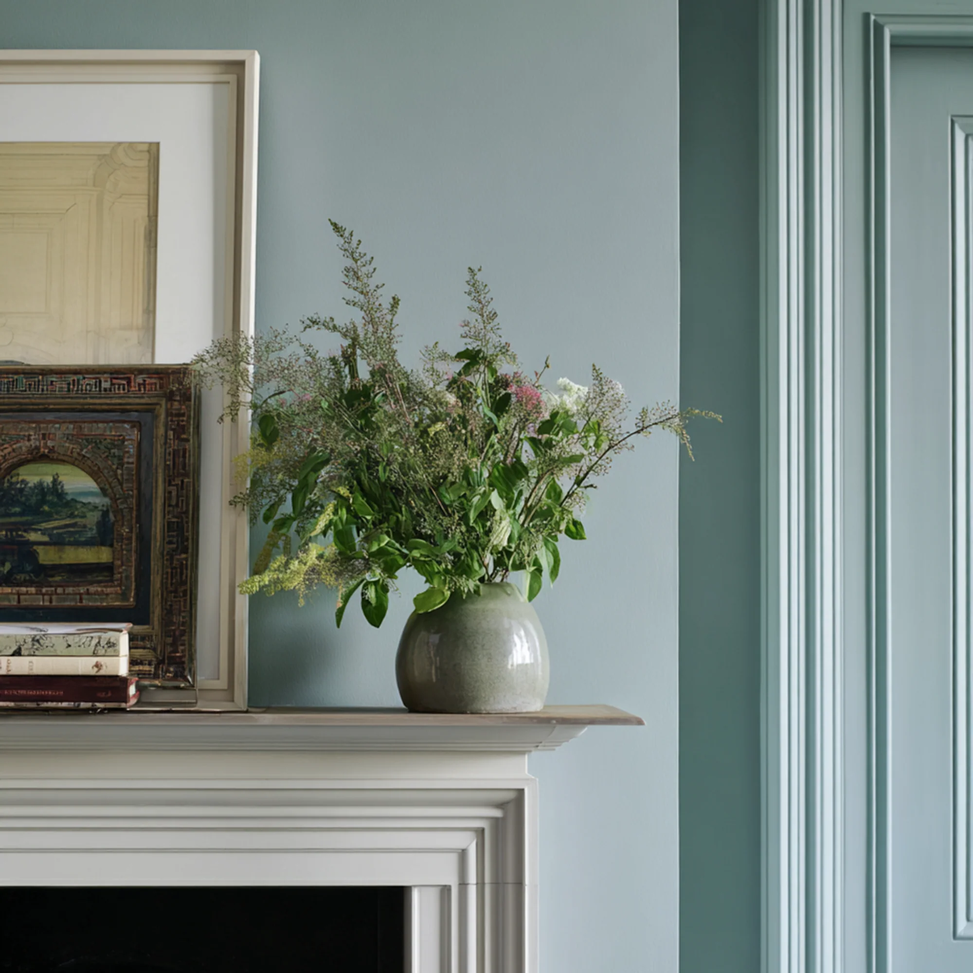 Little Knights - Rain Bluey Green Emerald - Matte/Eggshell/Silk/Satin/Gloss Interior Paint - Image 3