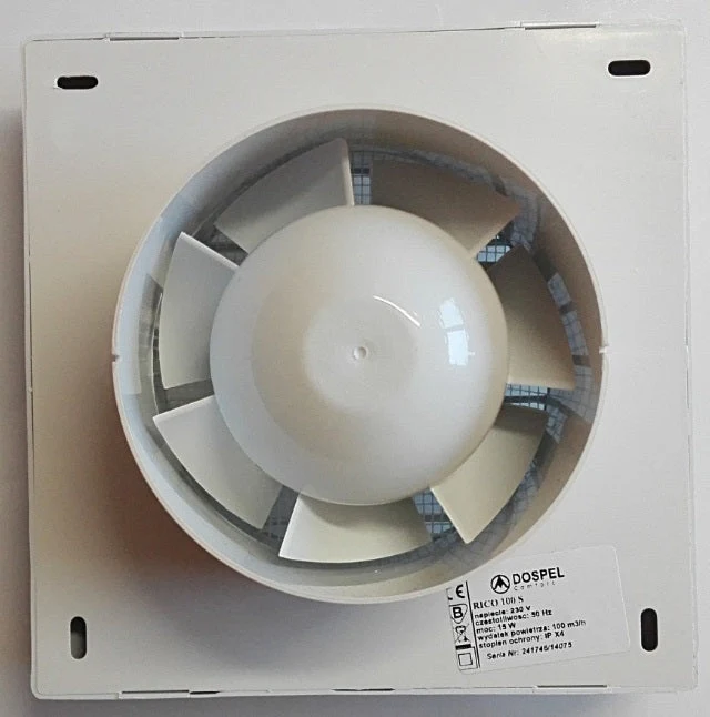 Rico Bathroom Fan 120mm Model Timer Switch and a Humidistat - Image 4