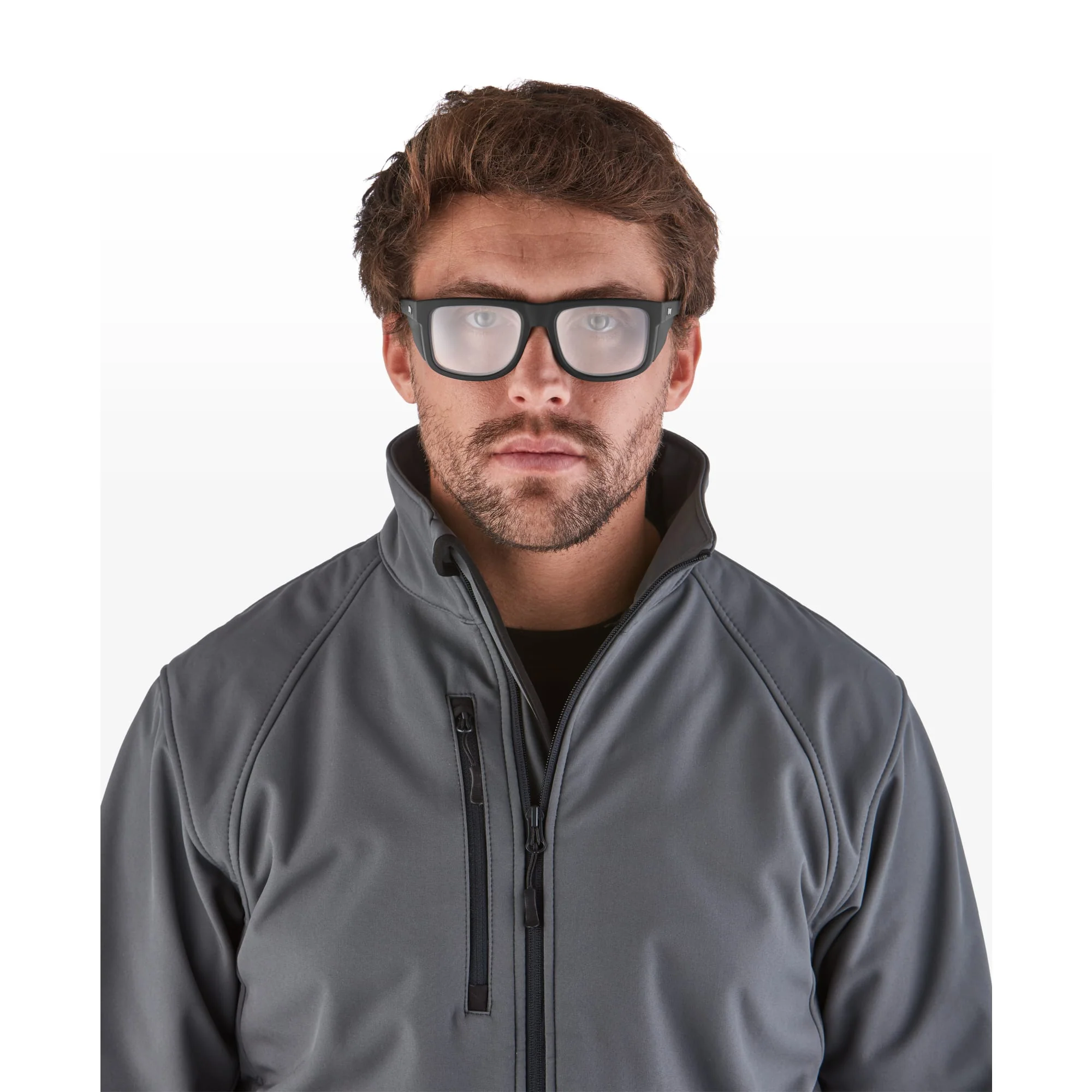 RILEY Navigator Anti-Scratch Safety Fashion Glasses – Clear Lens - Image 6