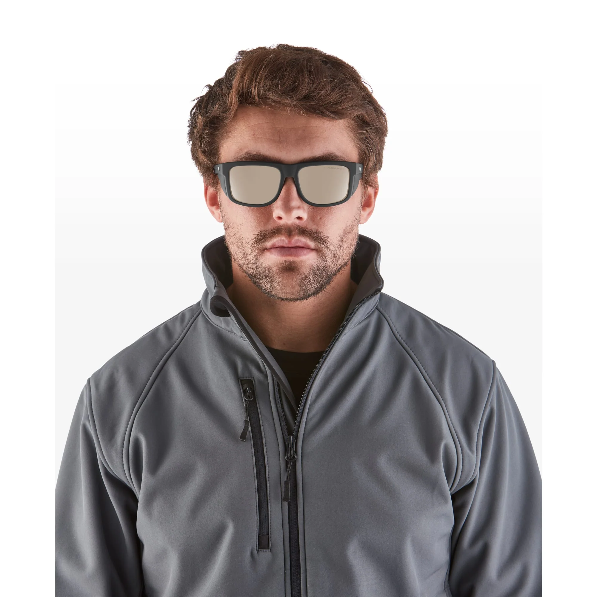Riley Navigator – Antique Mirror Revo Safety Sunglasses, Anti-Scratch/Anti-Fog - Image 6