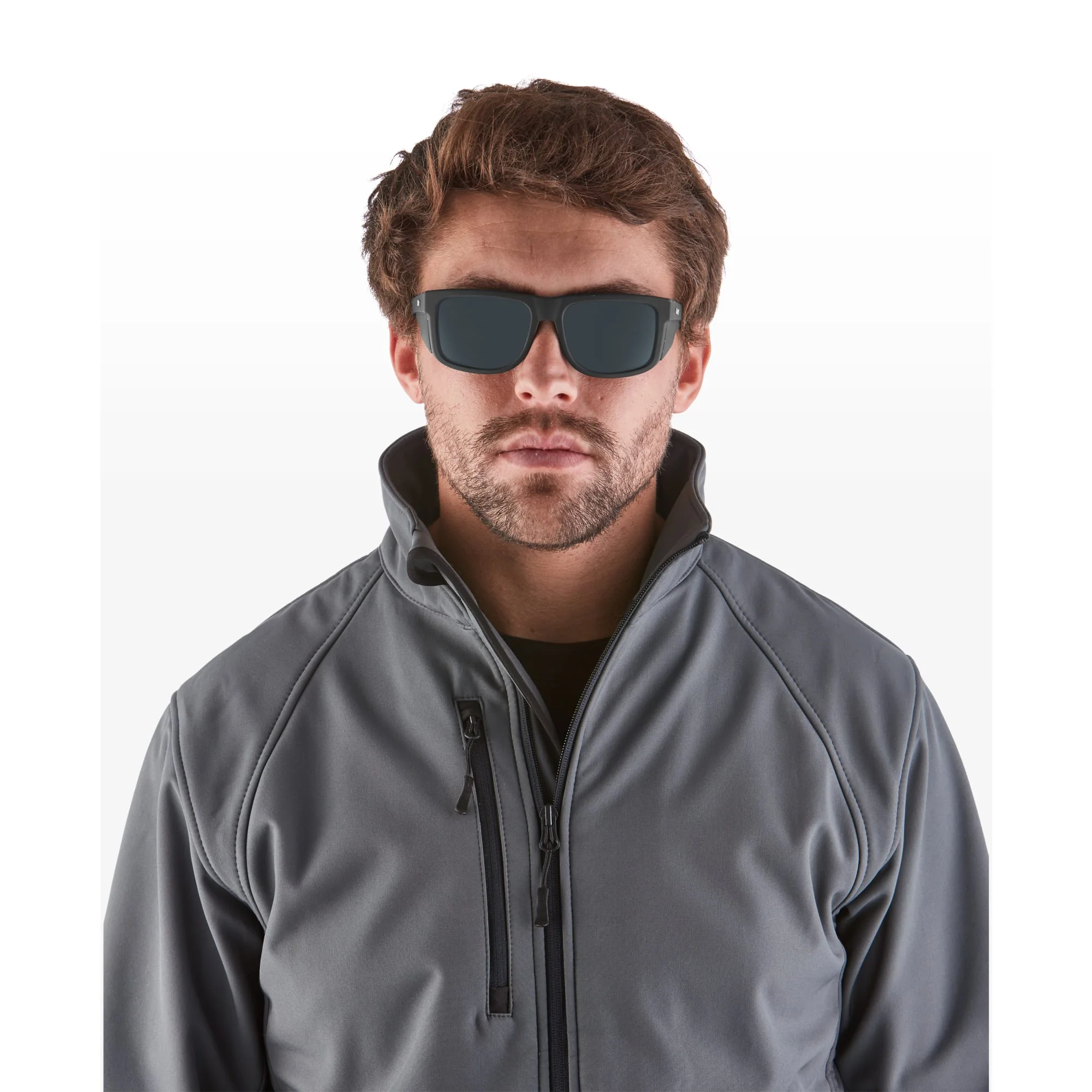 RILEY Navigator Anti-Scratch Safety Sunglasses with Grey Lens - Image 8