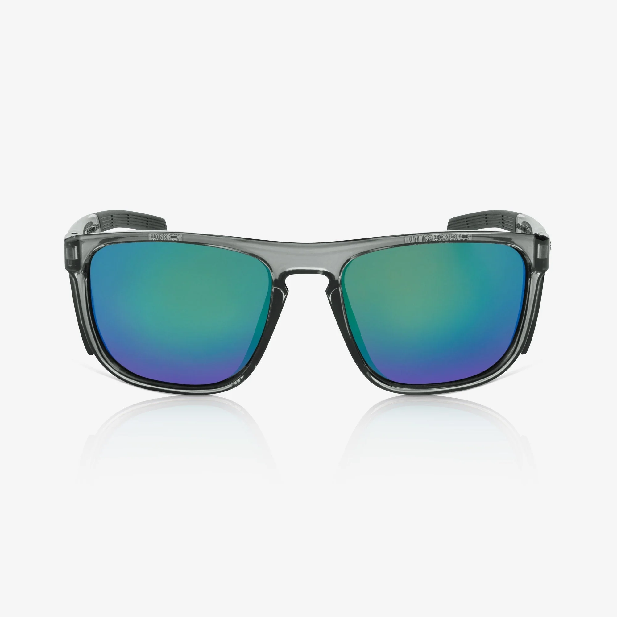 Riley Navigator X Safety Sunglasses – Green Mirror Revo, Smoked Frame, Anti-Fog/Anti-Scratch - Image 3