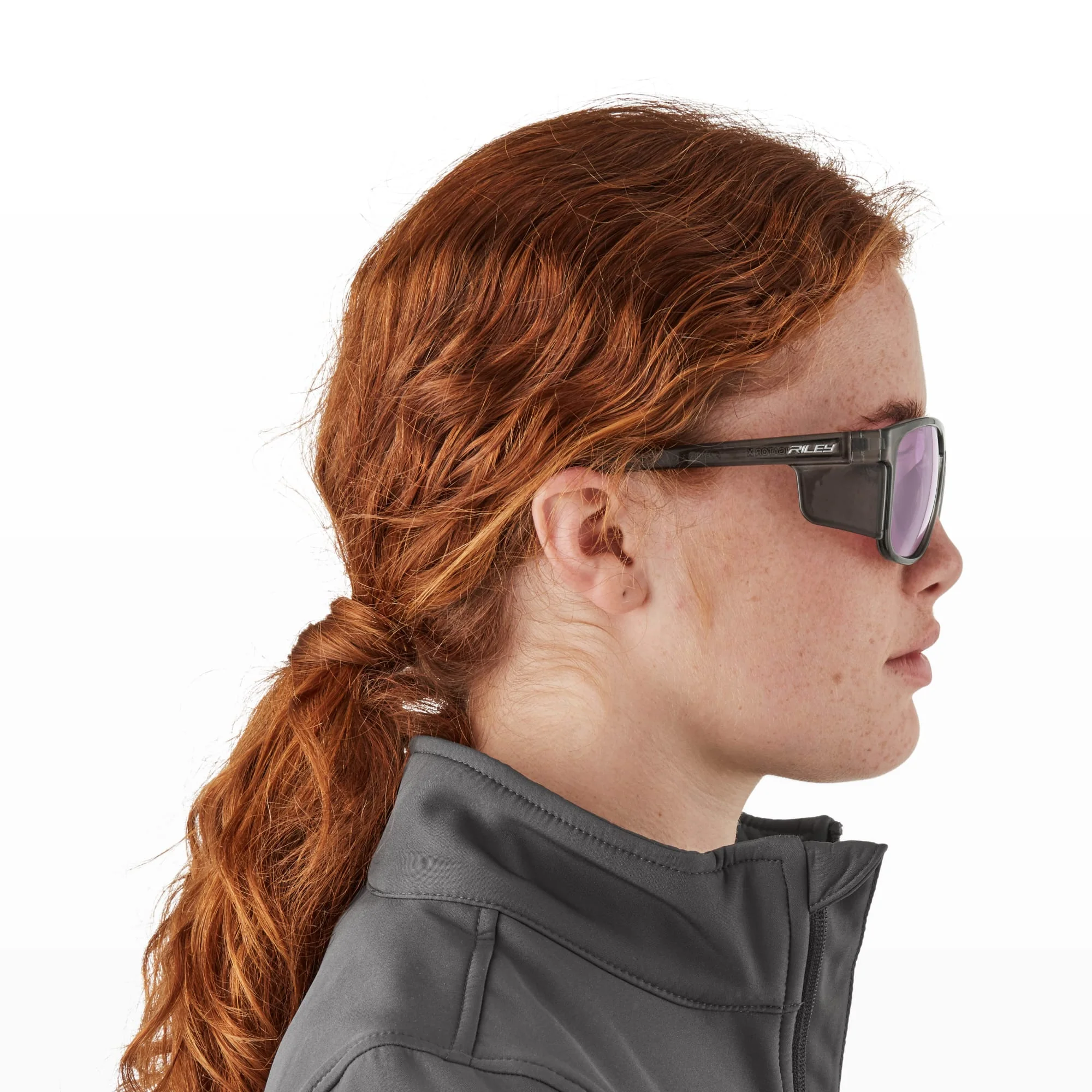 Riley Navigator X – Smoked Frame Safety Sunglasses (HD Lens, Anti-Fog) - Image 6