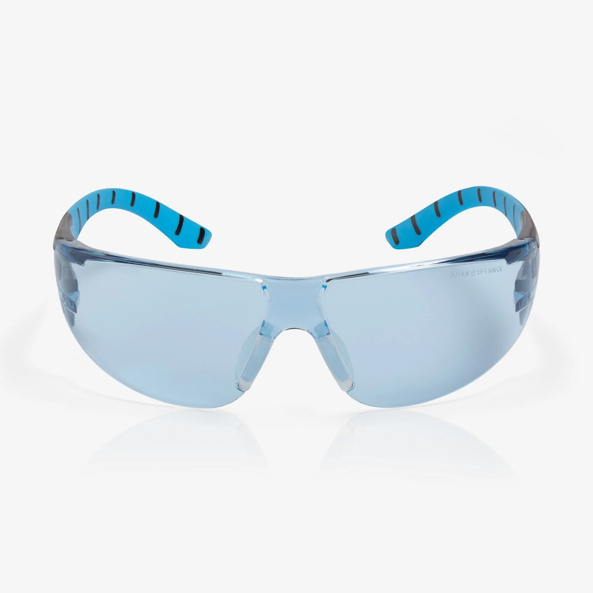 Riley Stream™ Blue – Frameless, Metal-Free Safety Glasses (Blue Tint, Anti-Fog) - Image 2