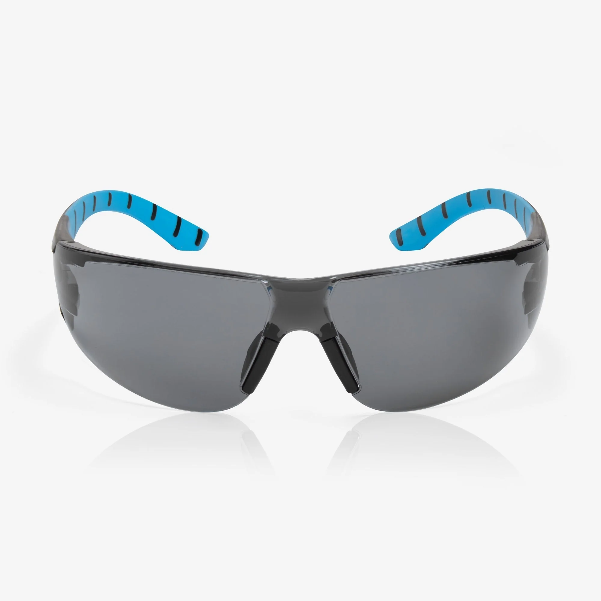 Riley Stream Blue Safety Glasses – Grey Lens, Frameless, Metal-Free, Anti-Fog - Image 2