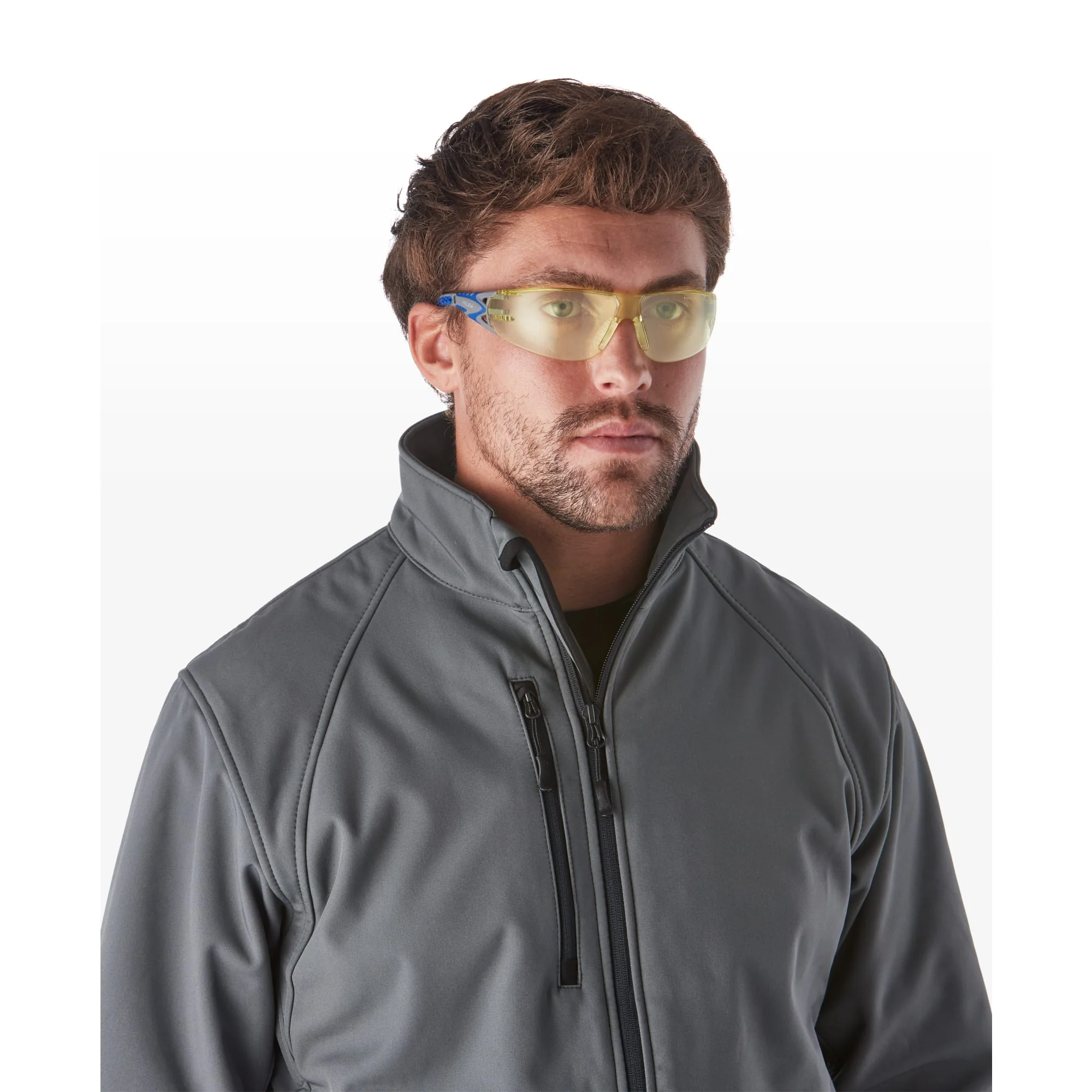 Riley Stream™ Evo – Anti-Fog Blue-Light-Blocking Safety Glasses (Yellow Lens) - Image 4