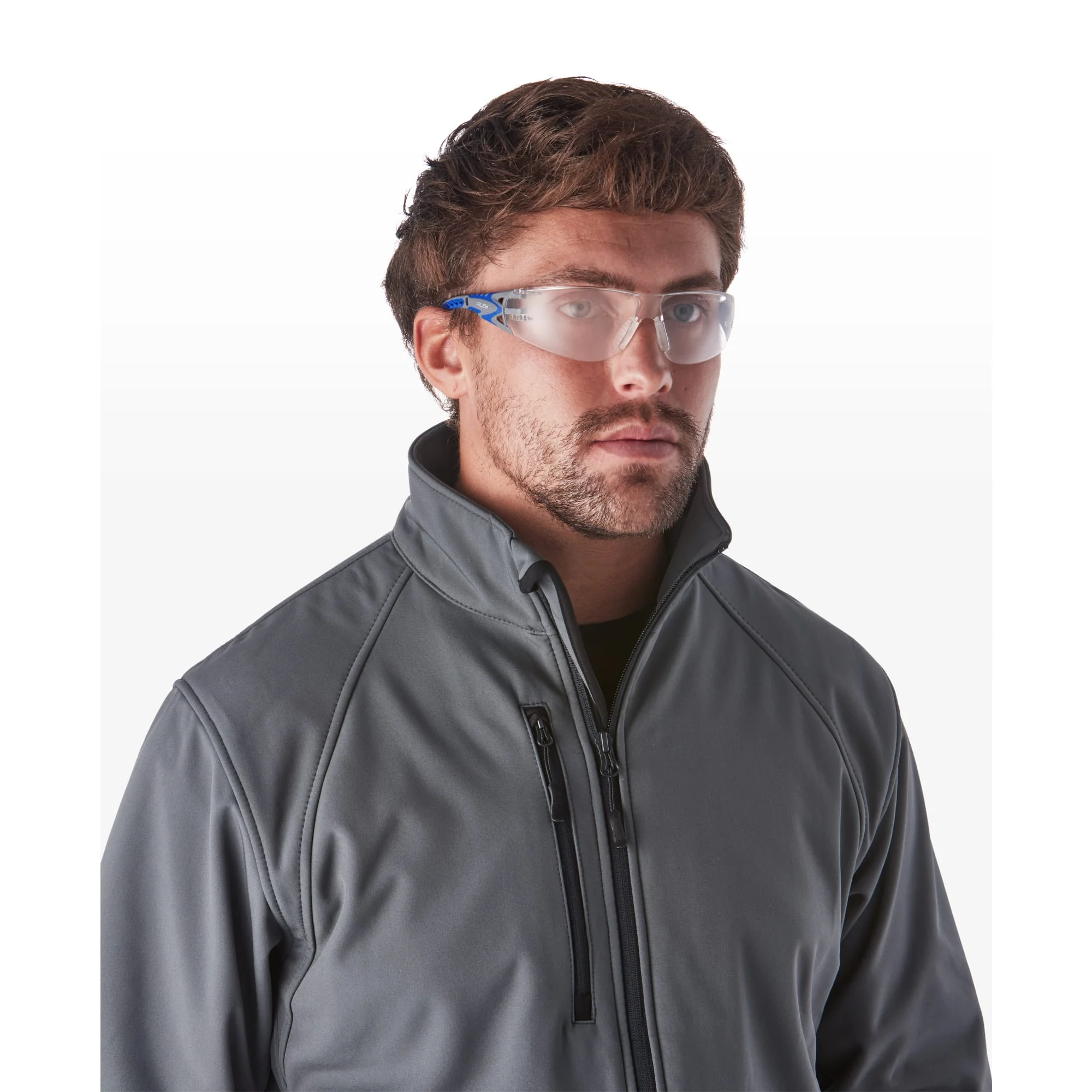 RILEY Stream Evo Clear Anti-Fog Wrap-Around Safety Glasses - Image 4