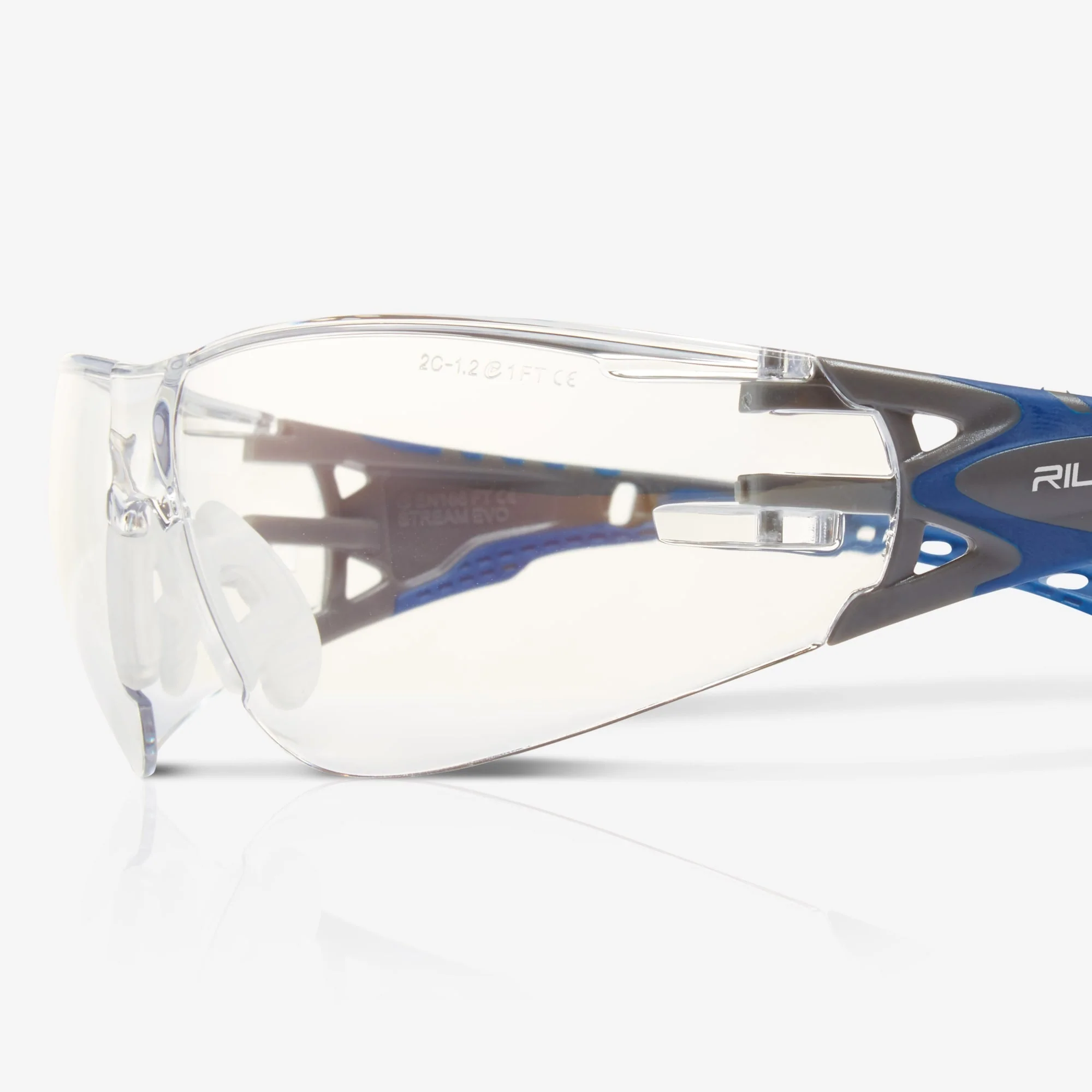 Riley Stream Evo Safety Glasses – Anti-Reflective Lens, Anti-Fog, Metal-Free - Image 3