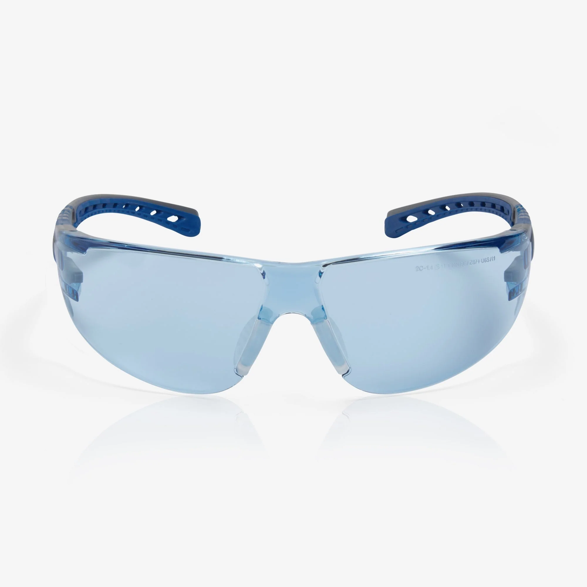 Riley Stream Evo Safety Glasses – Blue Tint, Anti-Fog, Metal-Free Wraparound